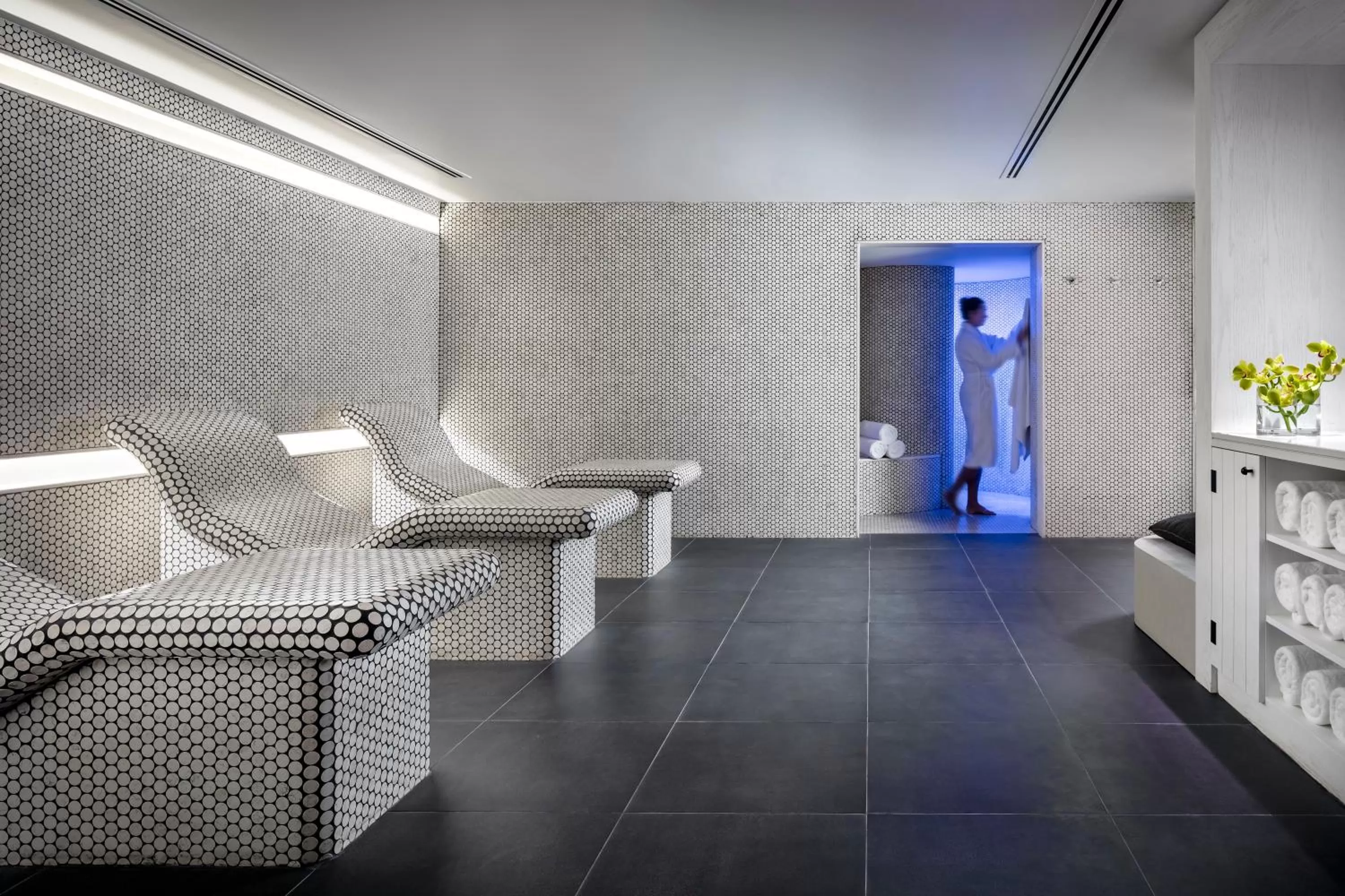 Steam room in Fairmont Fujairah Beach Resort