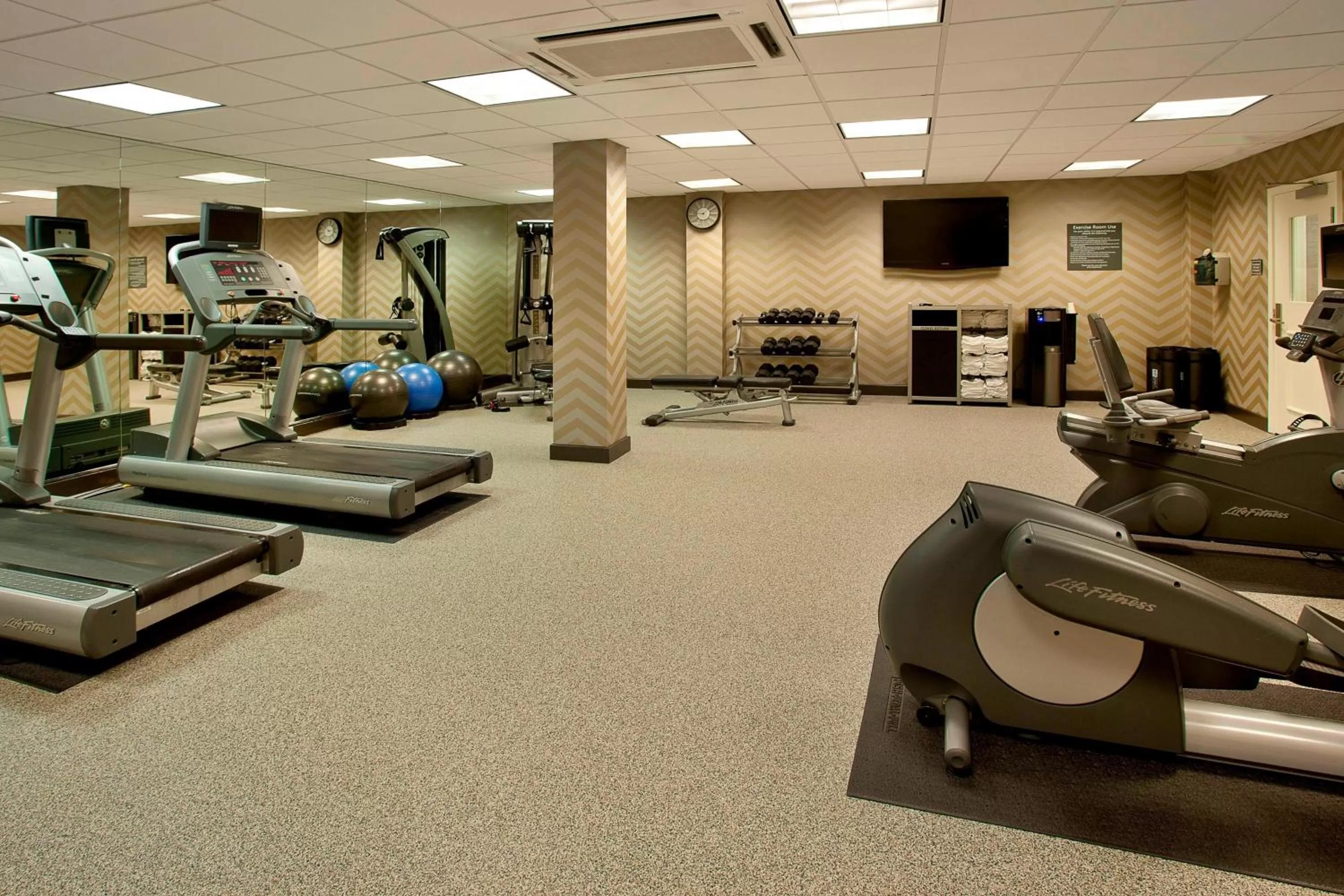 Fitness centre/facilities in Residence Inn Baltimore Hunt Valley