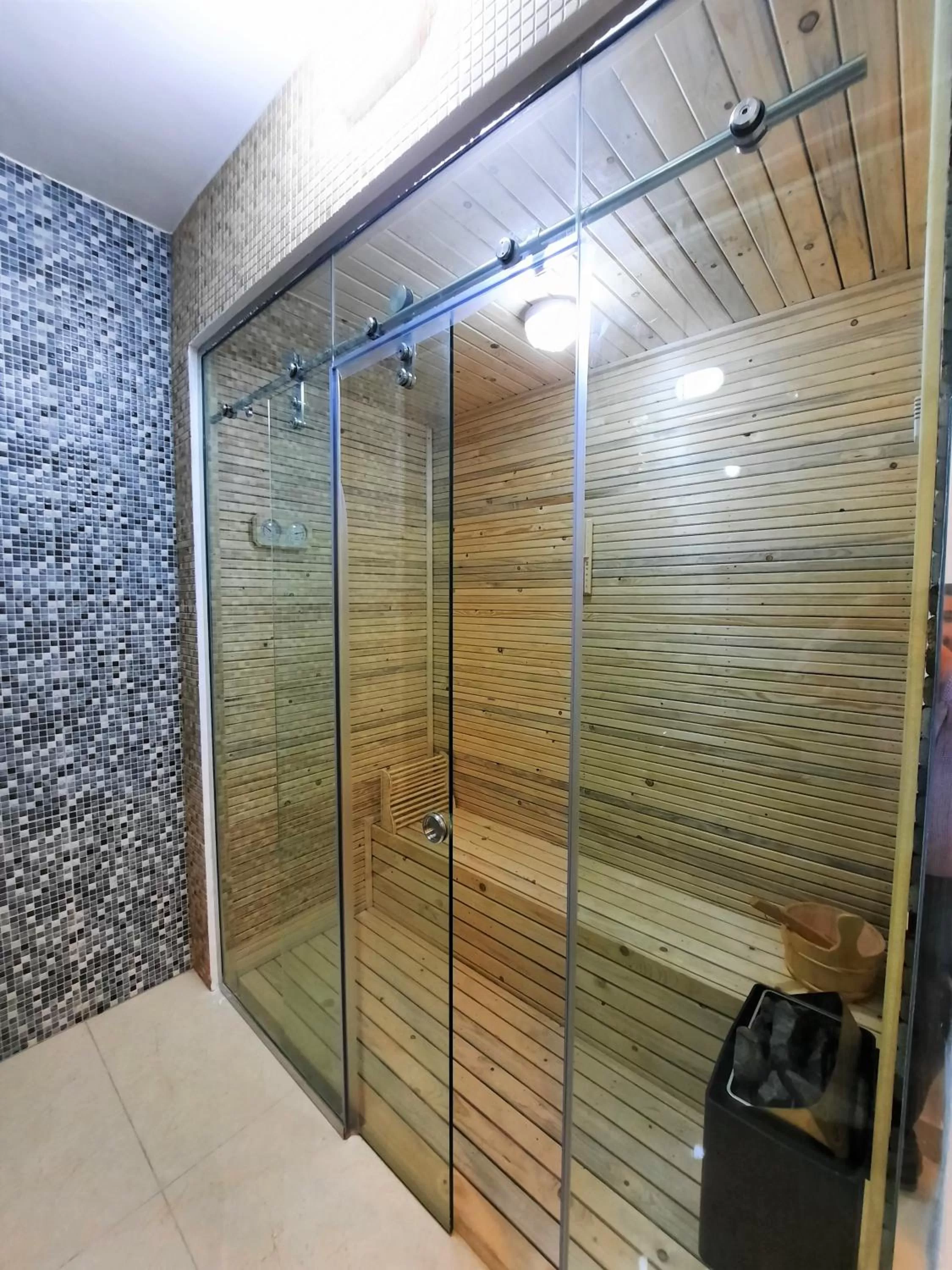 Sauna in Diamond Star Hotel فندق النجمة الماسية