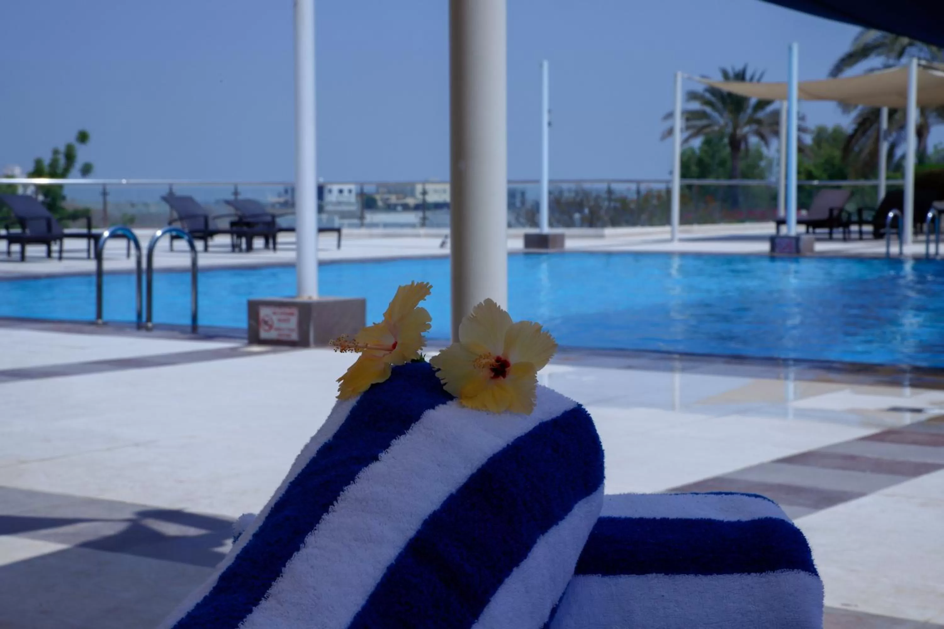 Swimming pool in Crowne Plaza Sohar by IHG