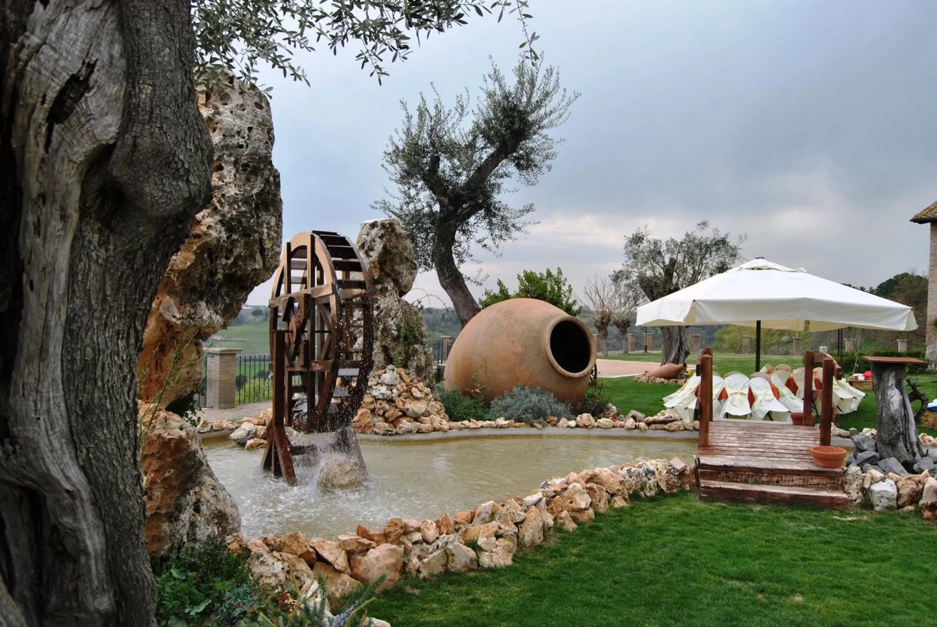 Garden in Relais Castrum Boccea