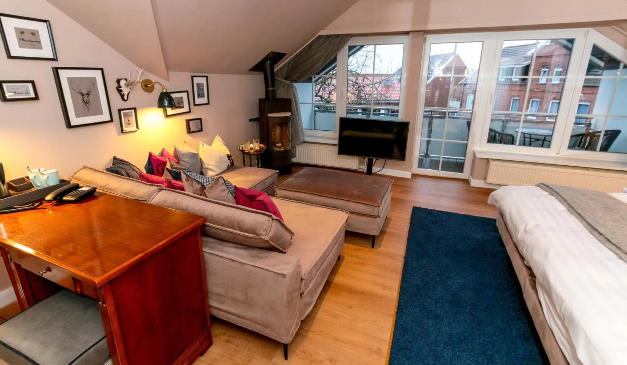 Seating area in Nordseehotel Kröger