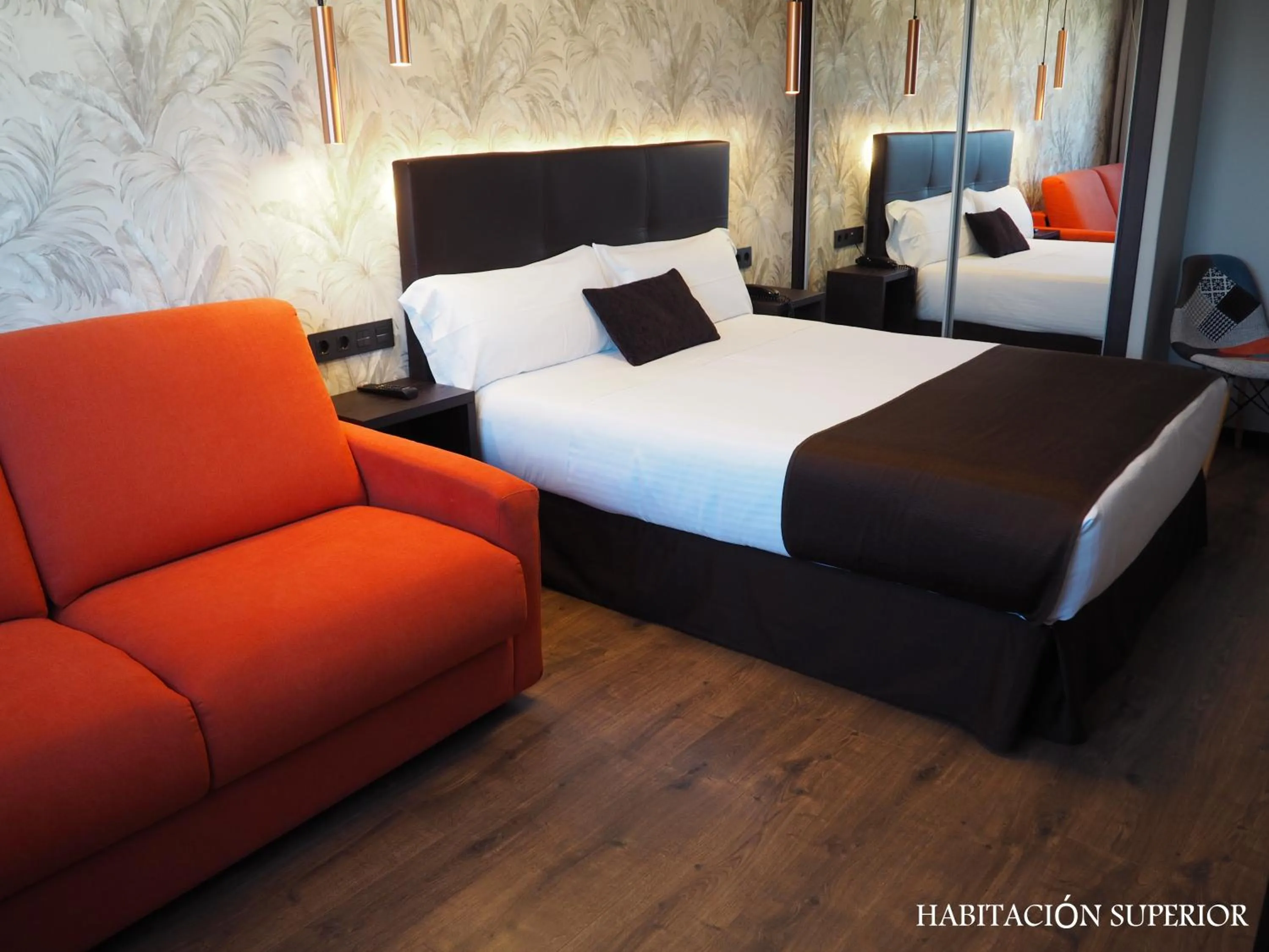 Bed in Hotel Junquera