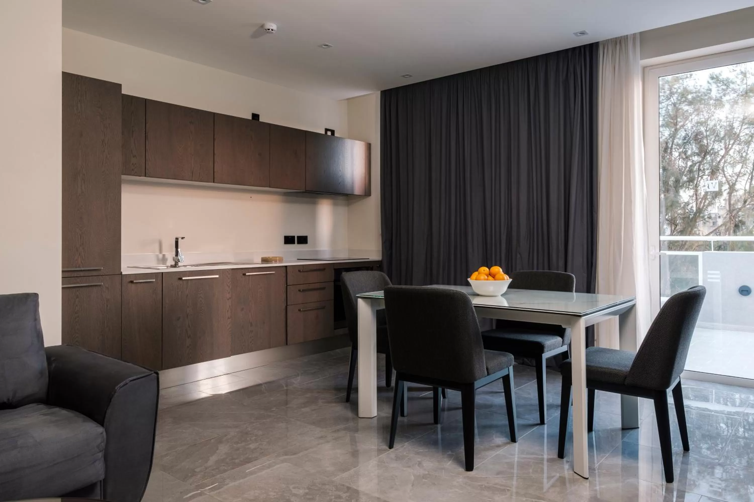 Kitchen or kitchenette in Urban Valley Resort & Spa