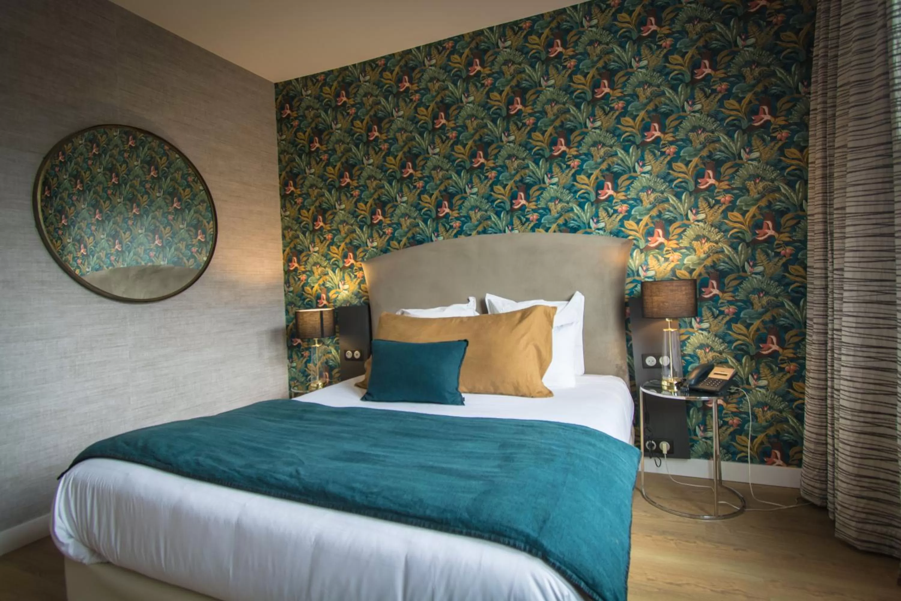 Bed in Hôtel Restaurant Vaillant Colmar Nord