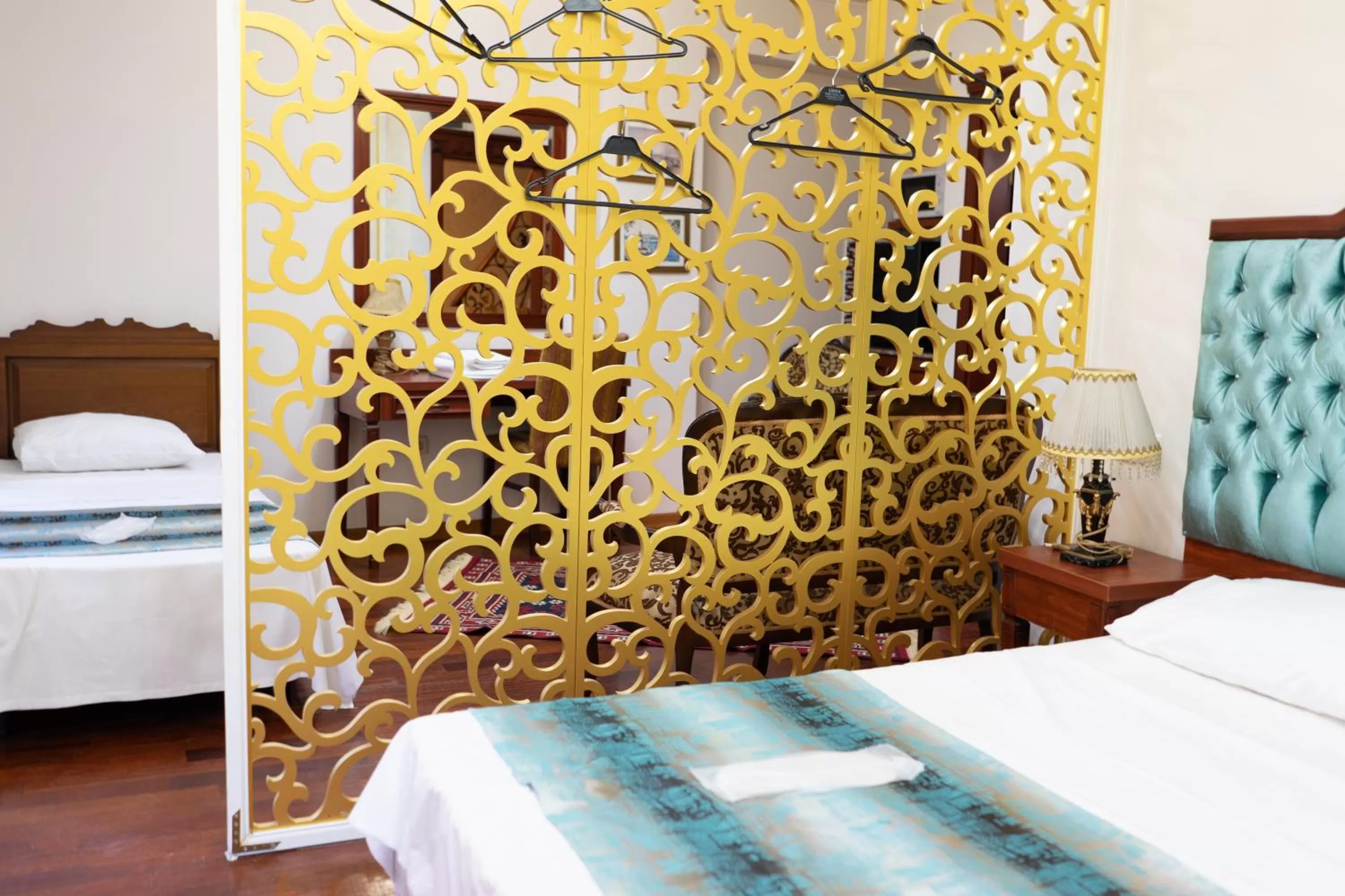 Photo of the whole room, Bed in Atam Suites