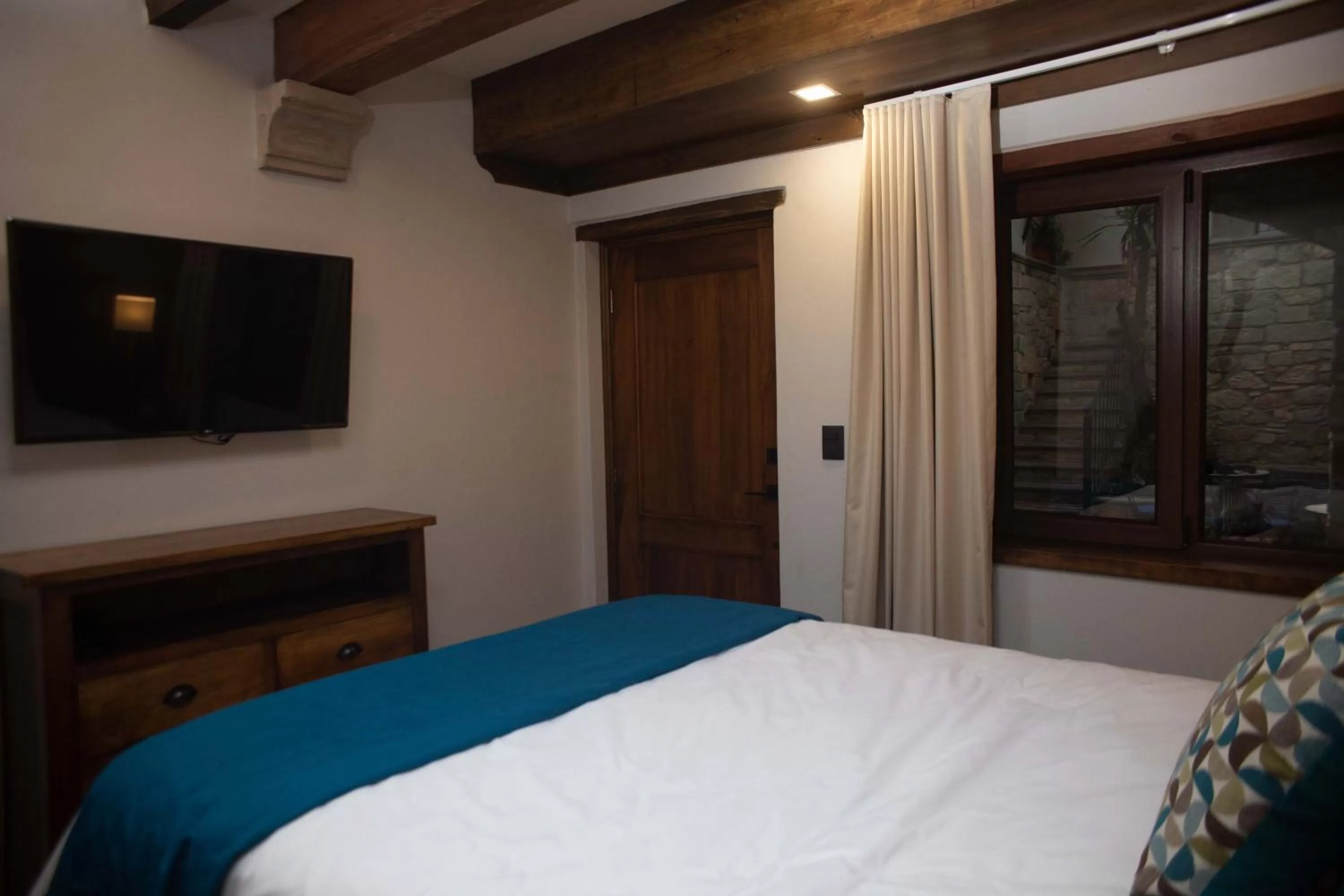 Bed in Casa Villamil Boutique Hotel