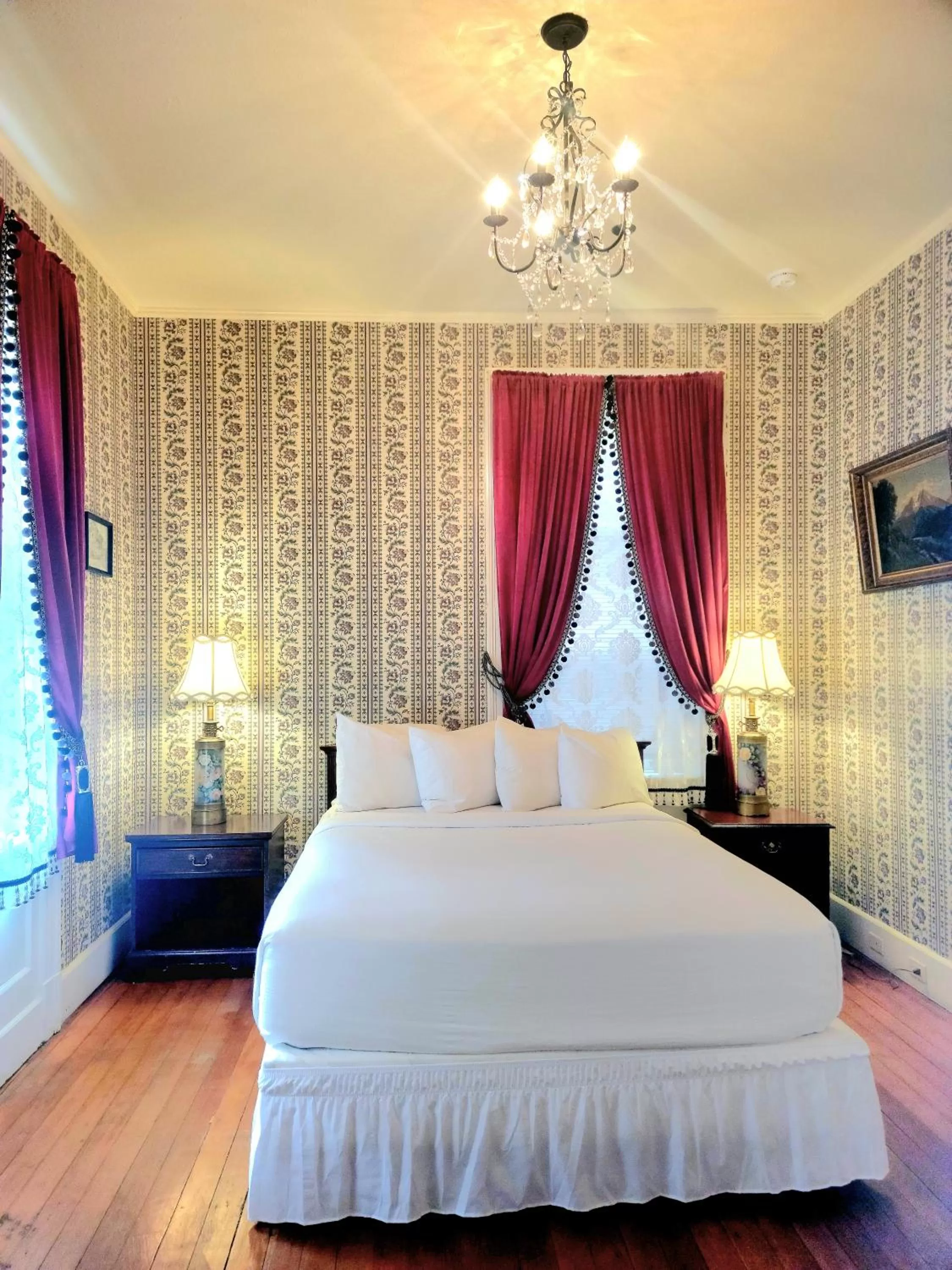 Bed in Copper Queen Hotel