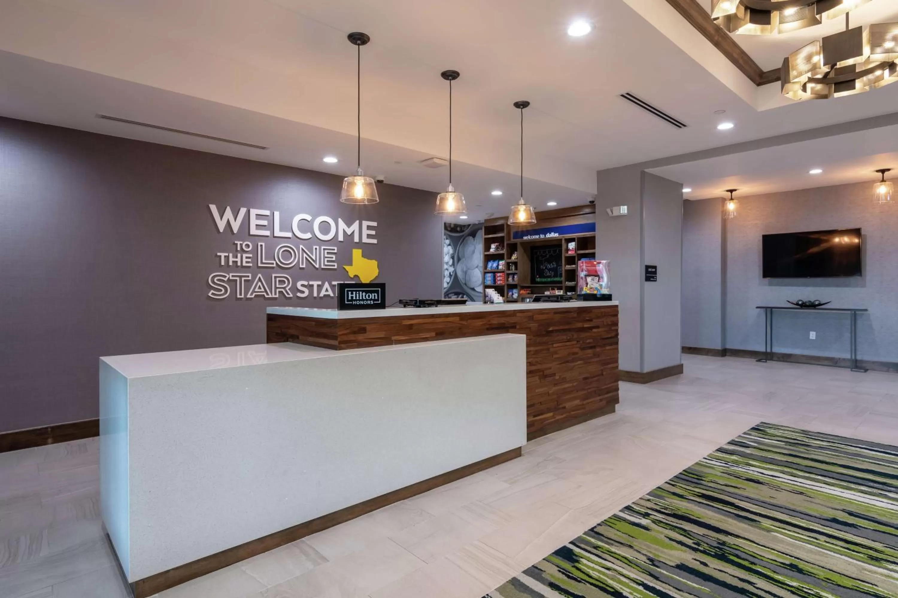 Lobby or reception in Hampton Inn & Suites Dallas East