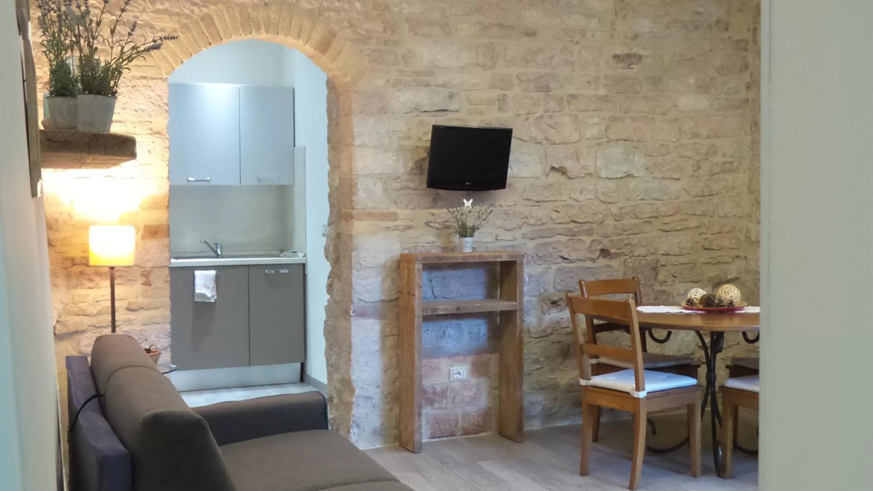 TV and multimedia, Seating Area in La Residenza Dei Cappuccini