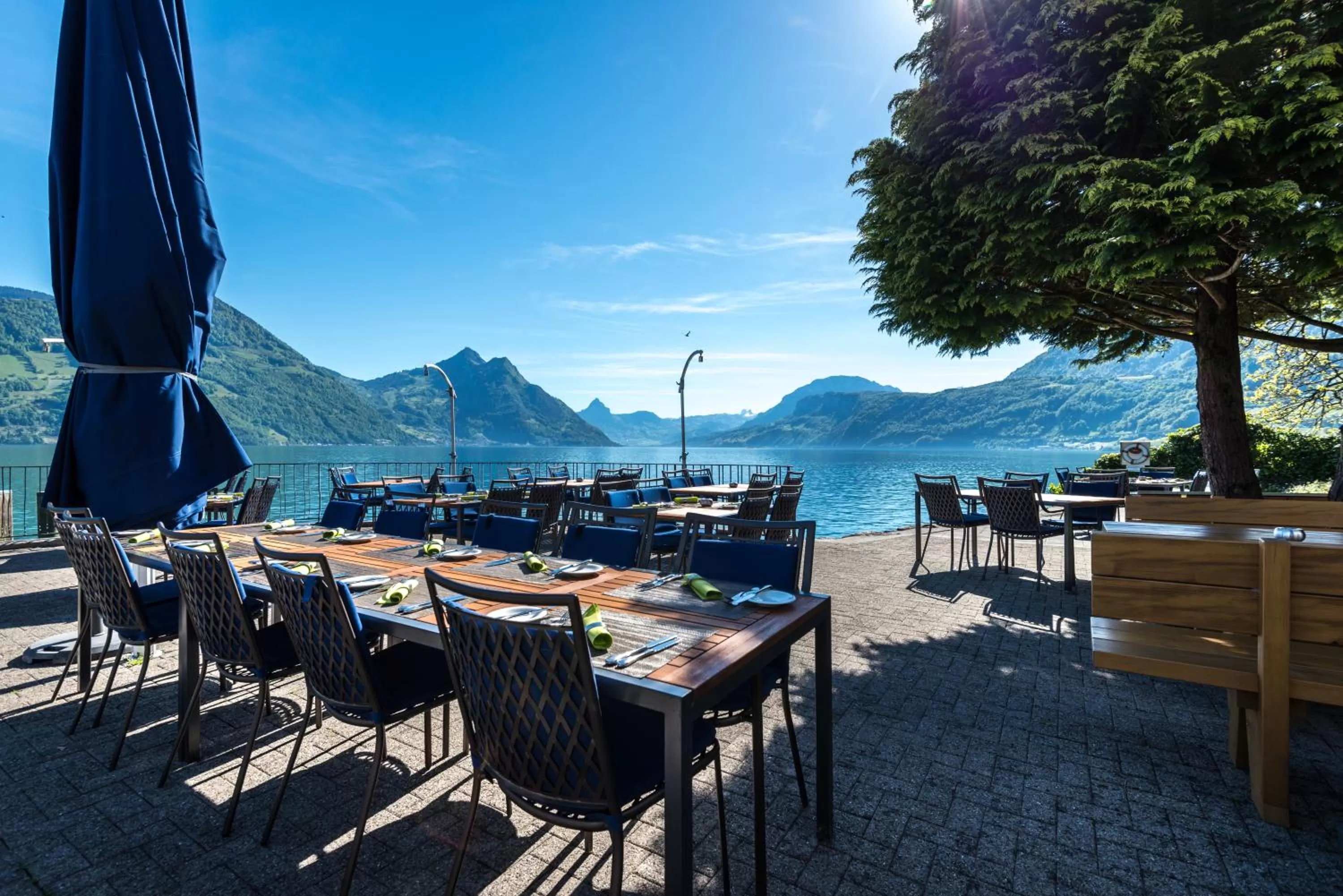 Balcony/Terrace in Hotel Nidwaldnerhof direkt am See