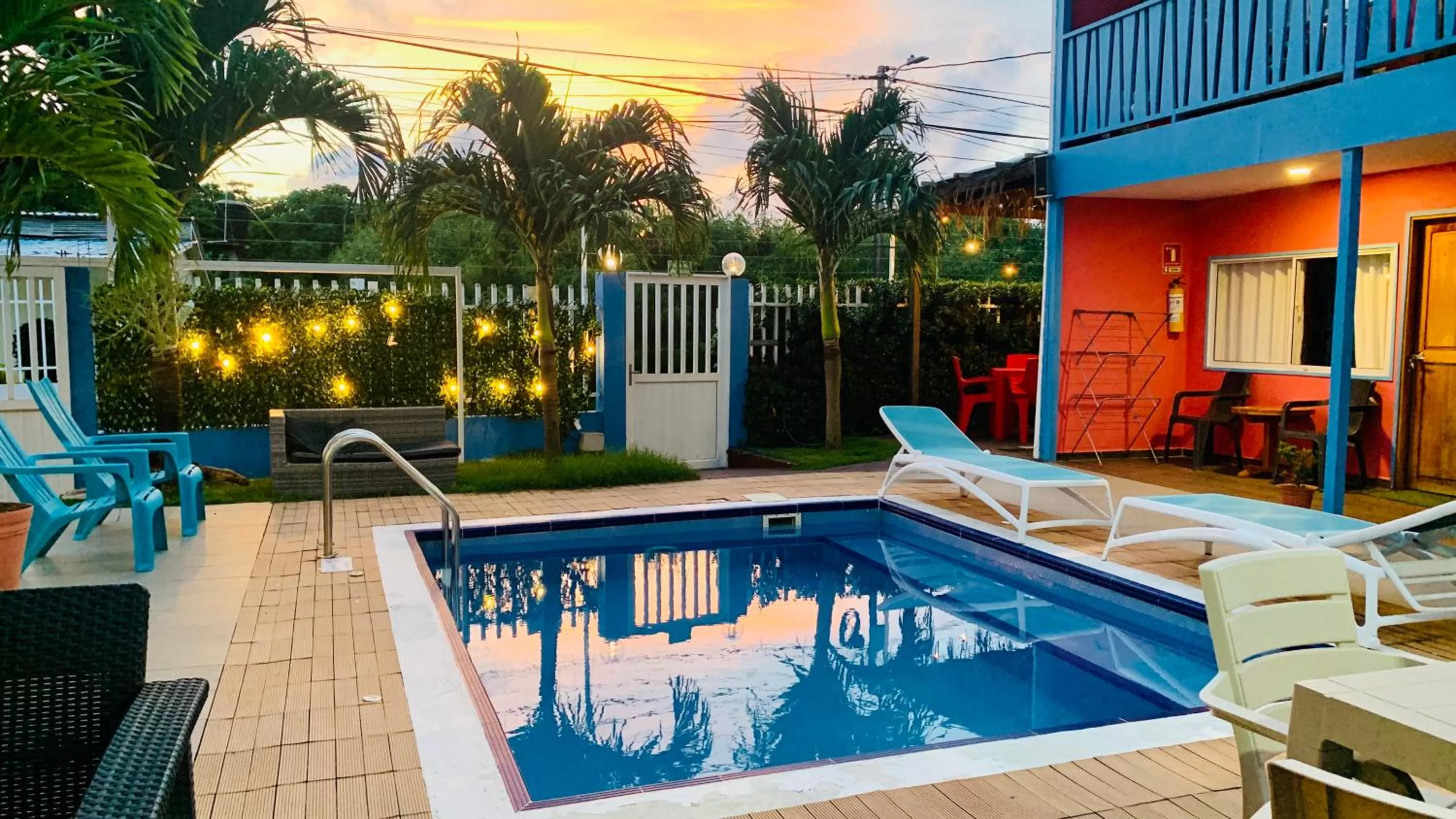 Swimming pool in Be Happy Hotel