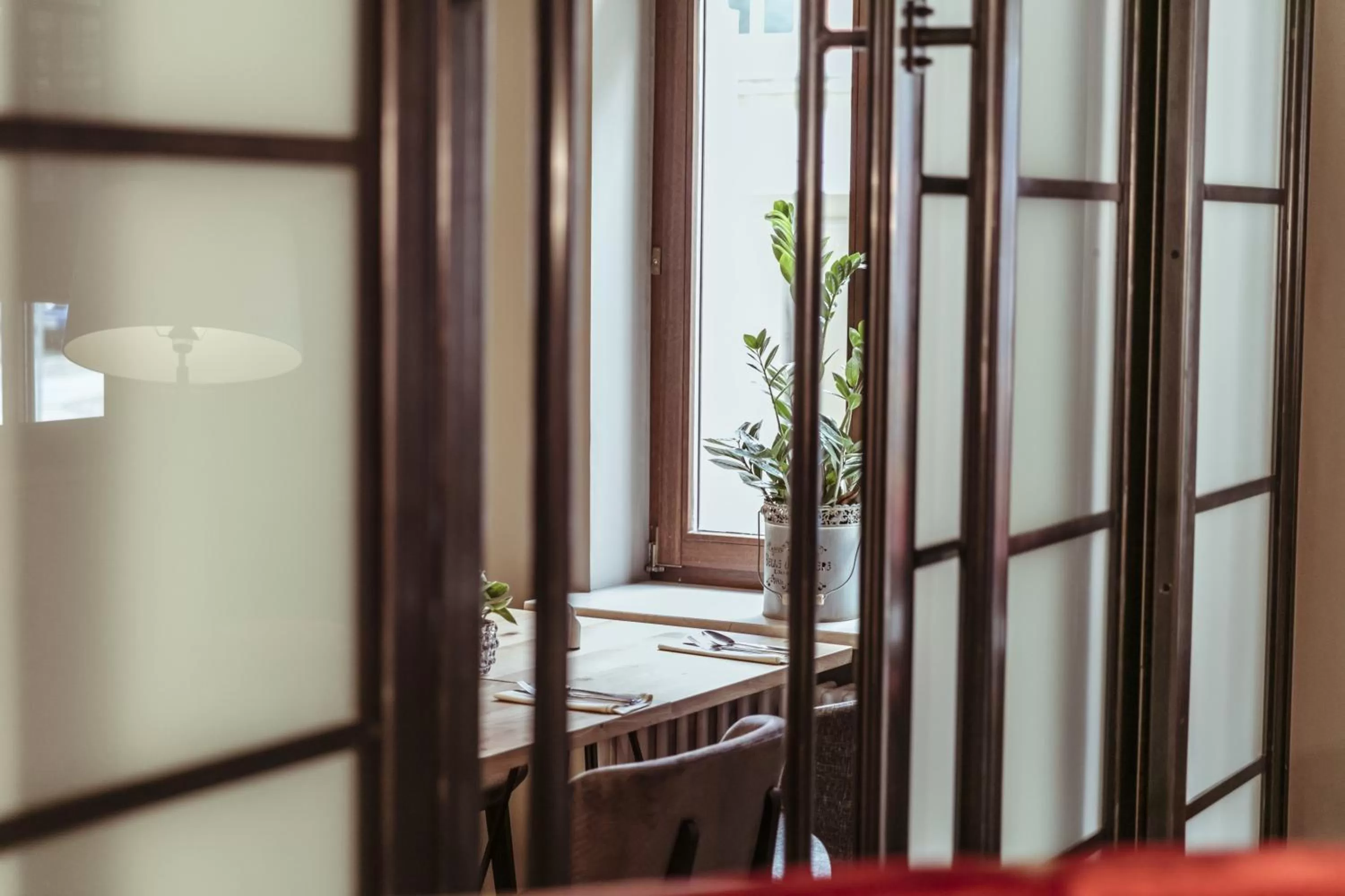 Decorative detail in alexxanders Hotel & Boardinghouse, Restaurant