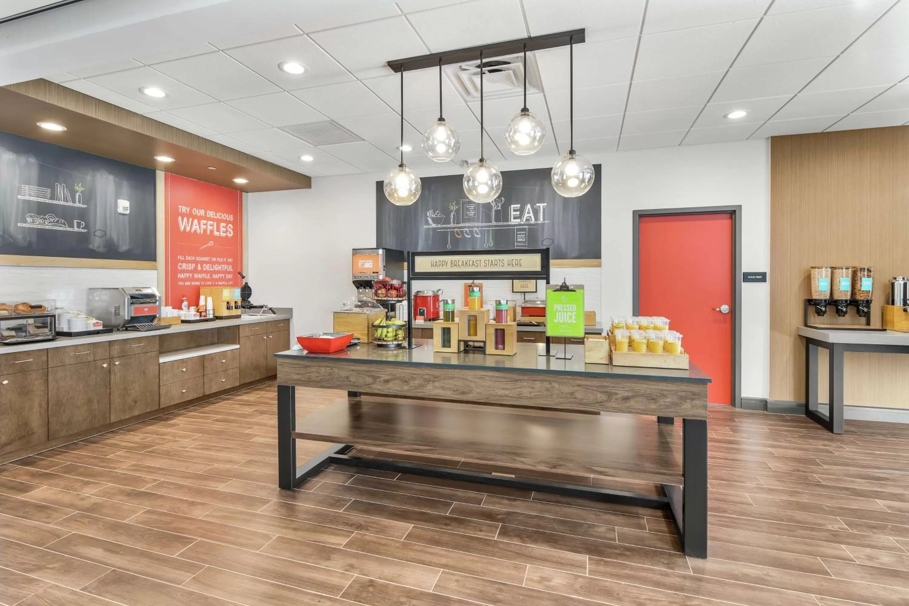 Breakfast in Hampton Inn Odessa Trinity