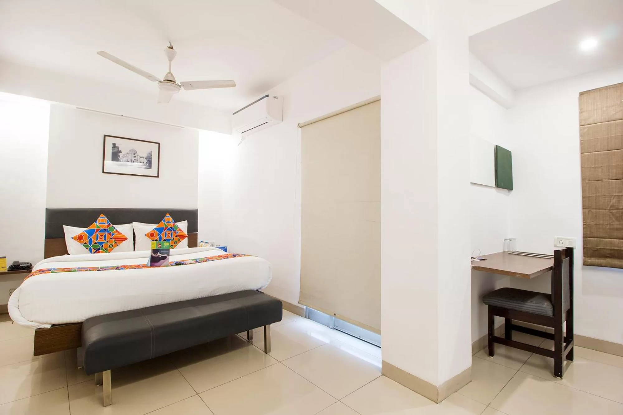 Bedroom, Bed in FabHotel Kalyan