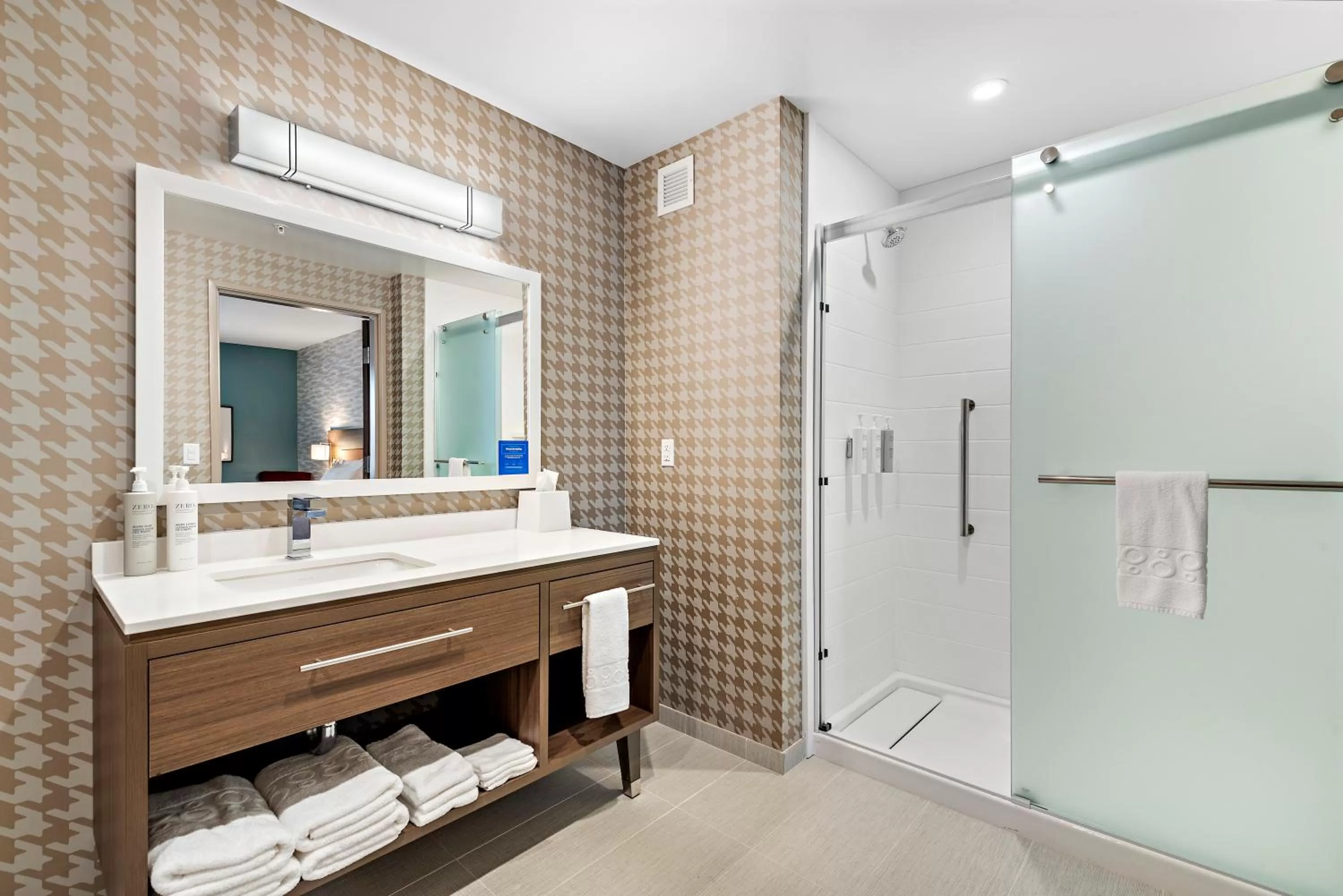 Shower in Home2 Suites By Hilton San Bernardino