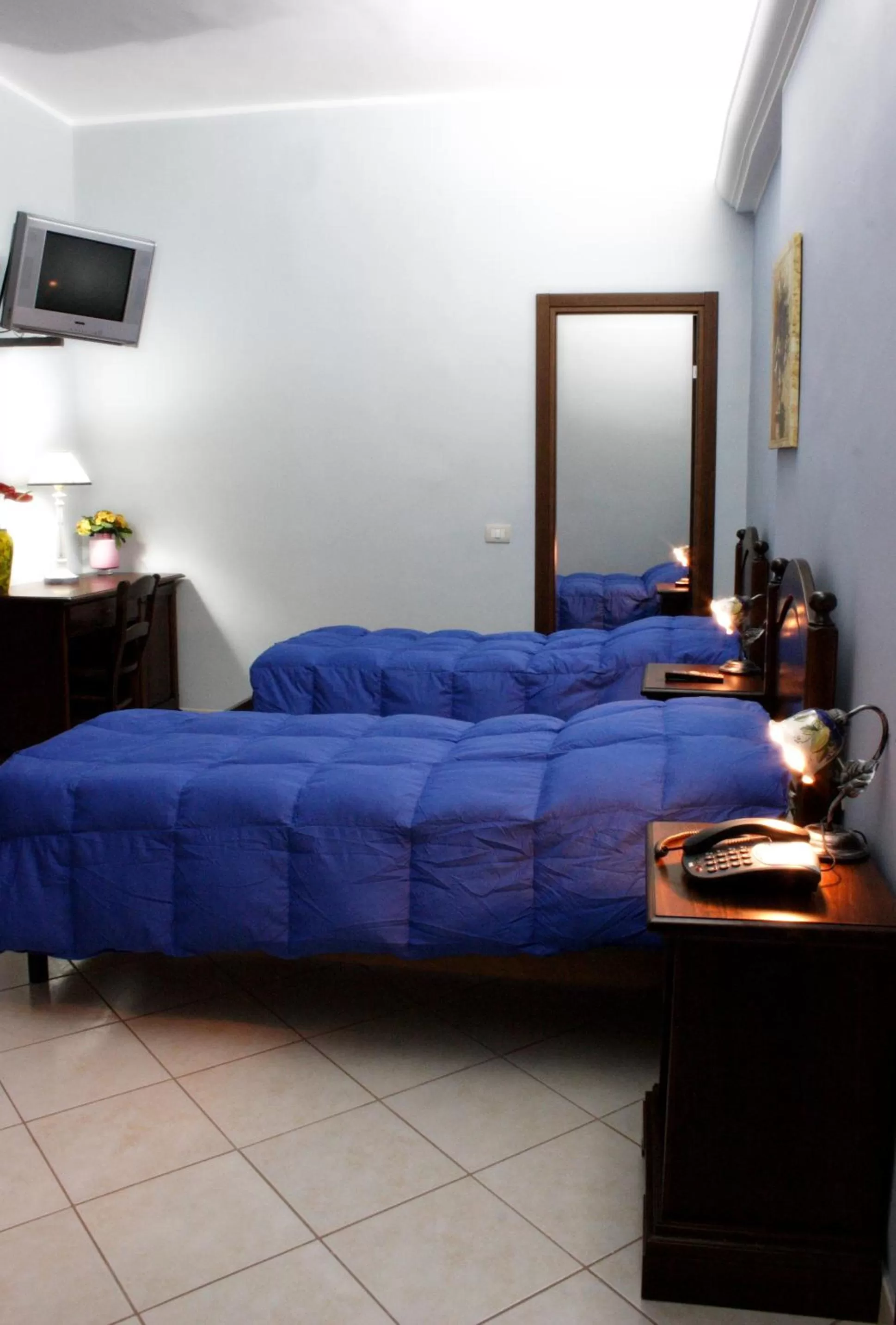 Bed in Hotel Piro