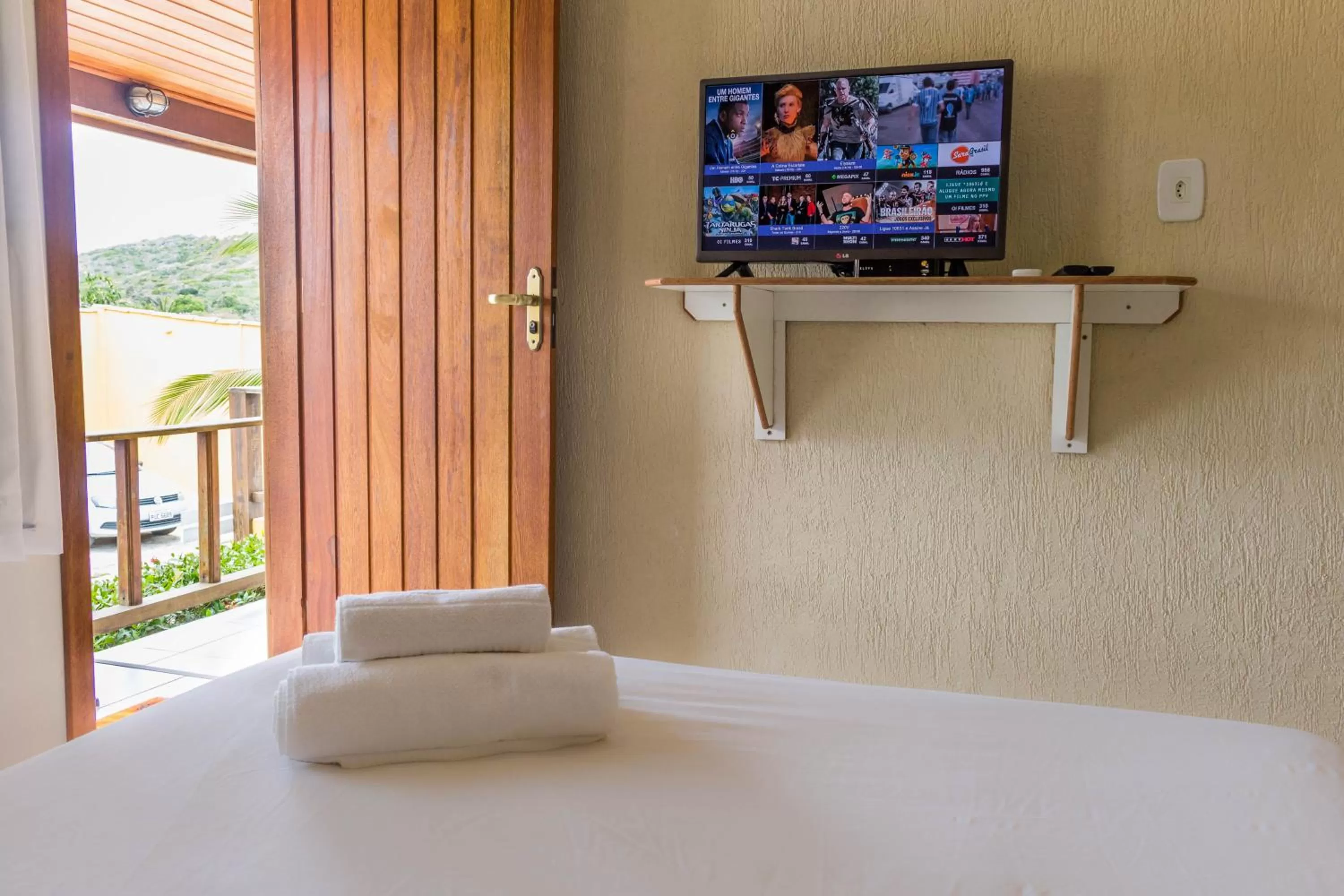 TV and multimedia, Bed in Pousada Búzios Garden