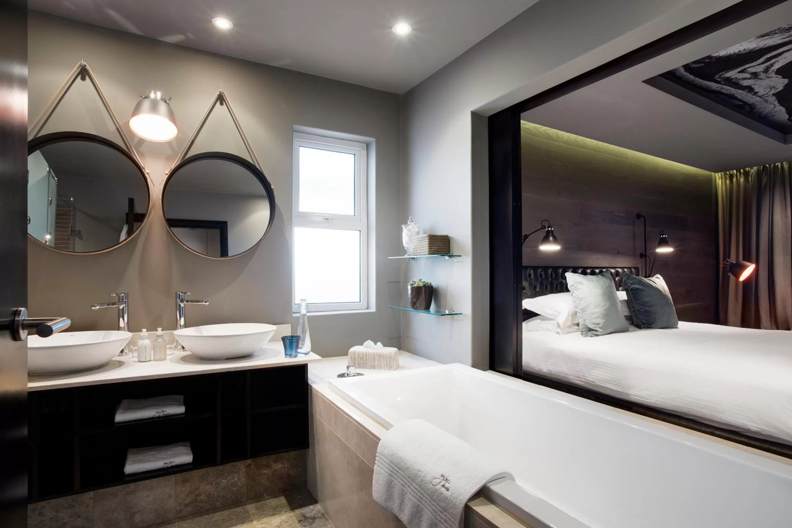 Bathroom, Bed in Majeka House Boutique Hotel by The Living Journey Collection