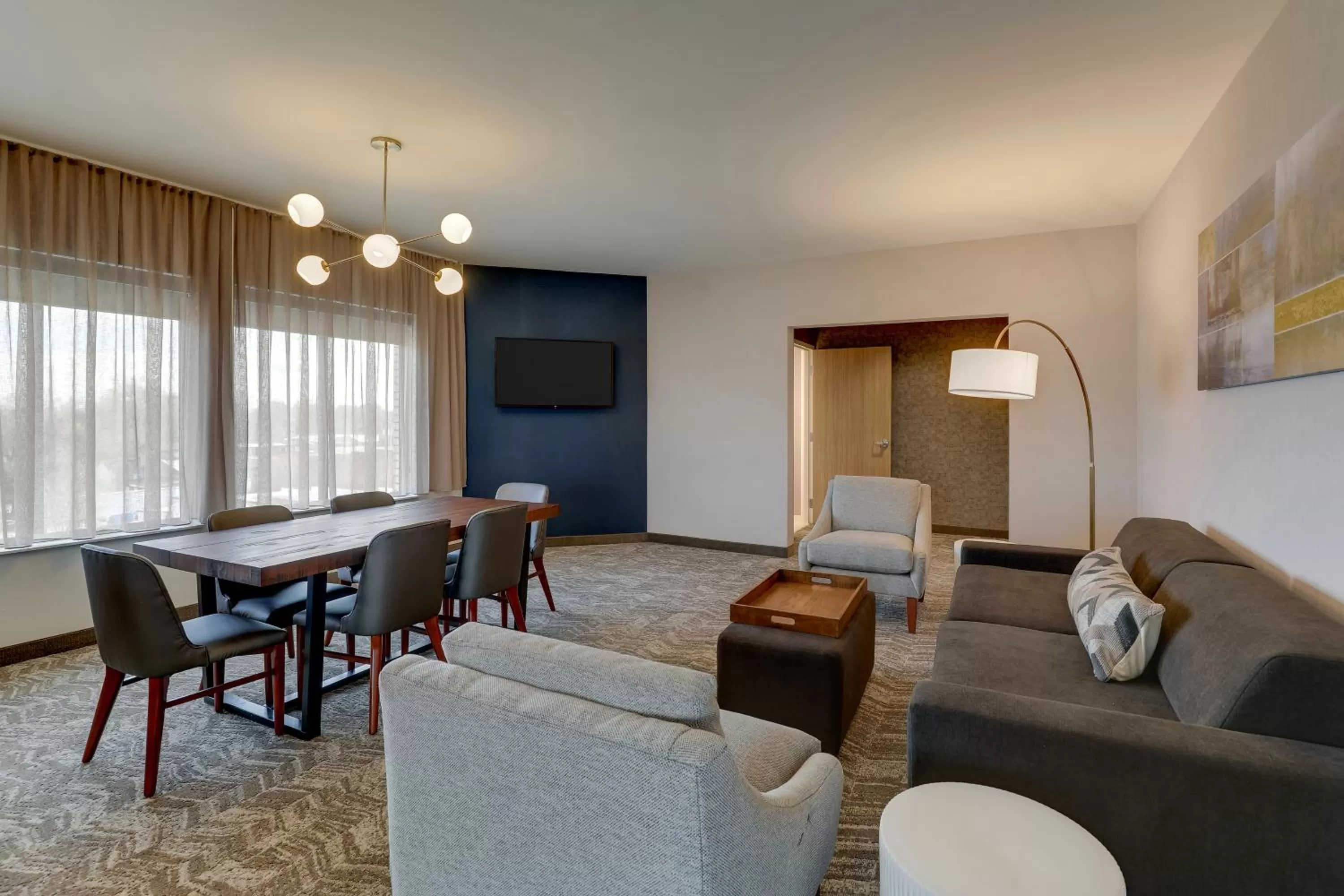 Seating area in SpringHill Suites by Marriott Cheraw