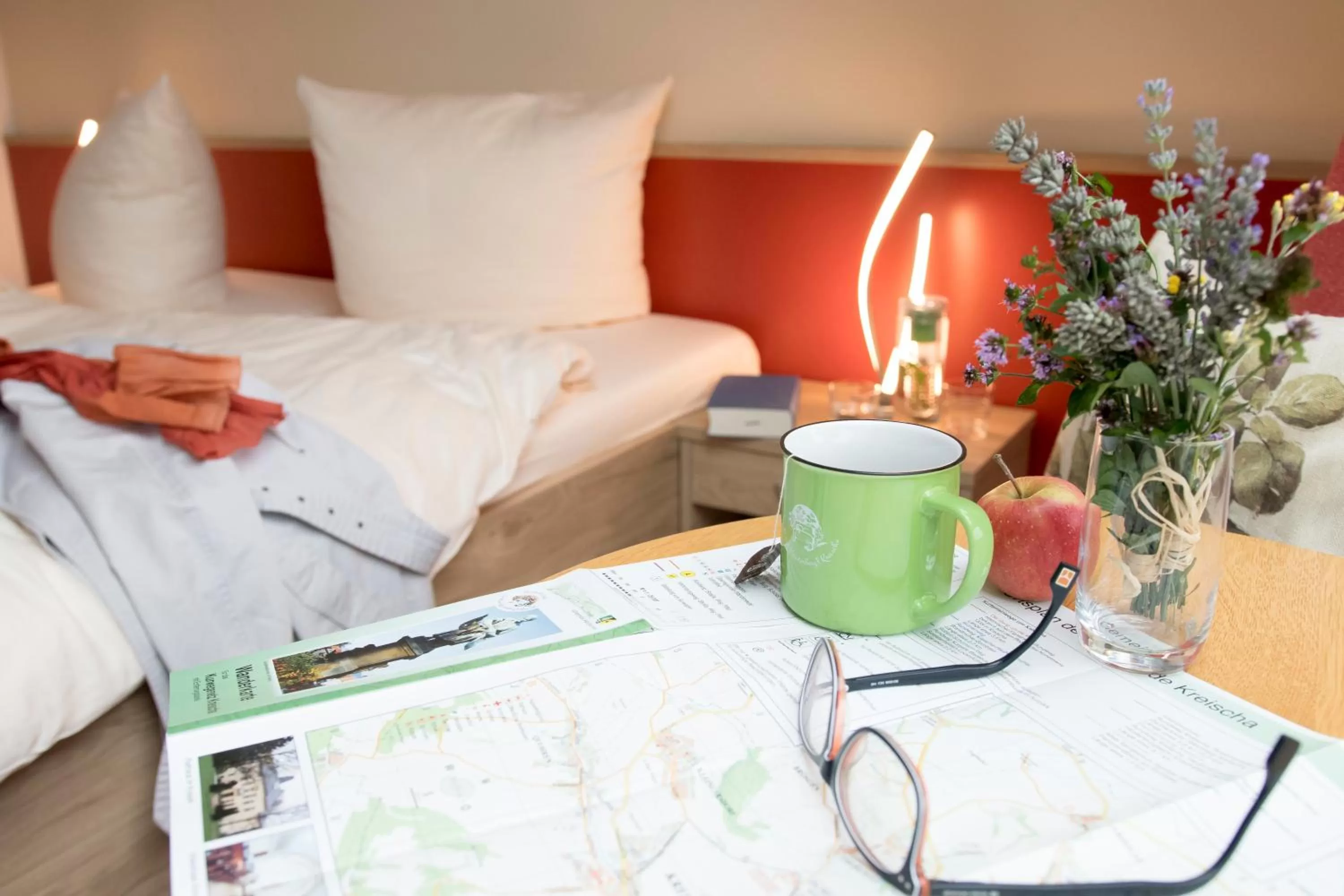 Bed in Pilgrims Inn Kreischa