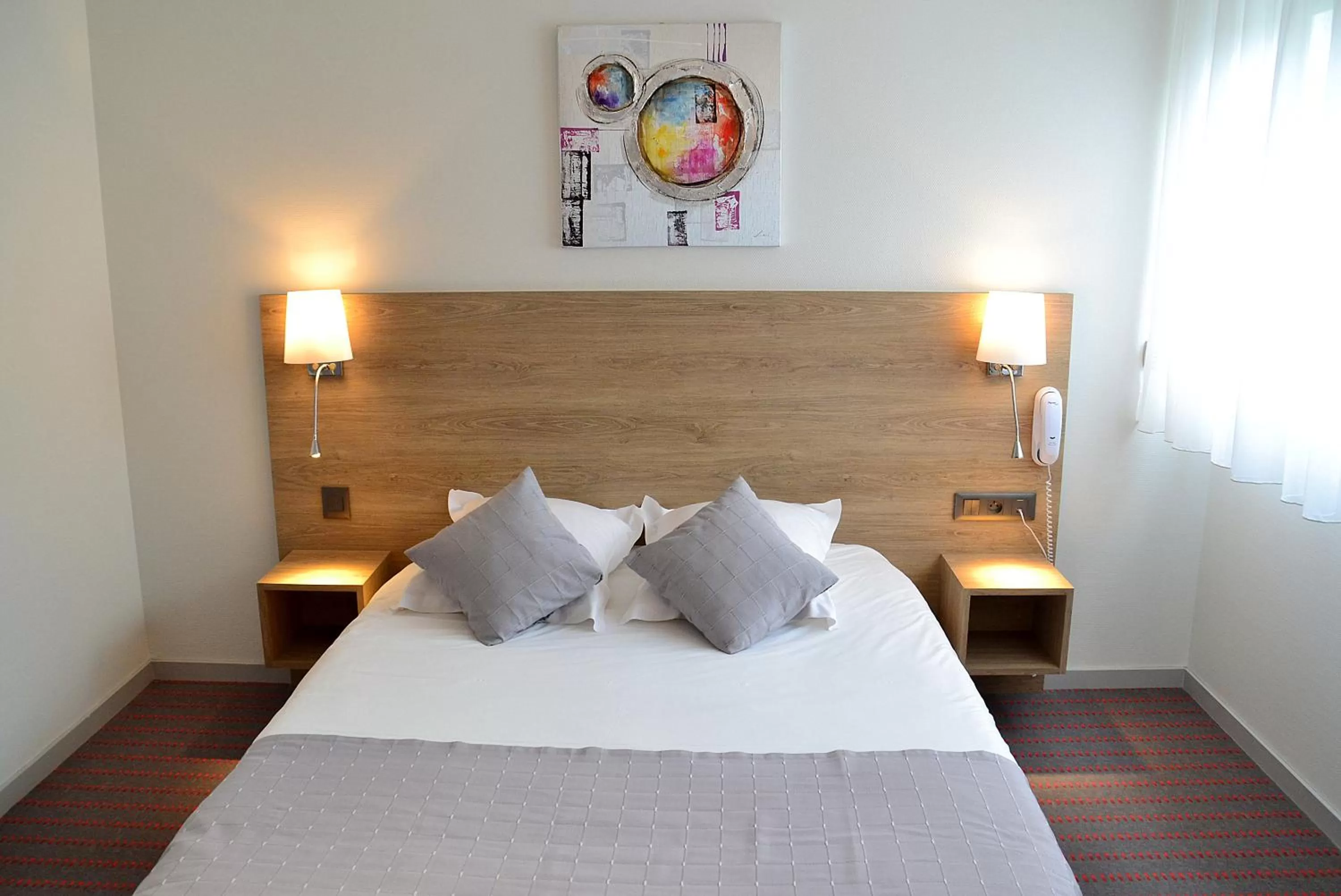 Bed in Hotel du Louvre