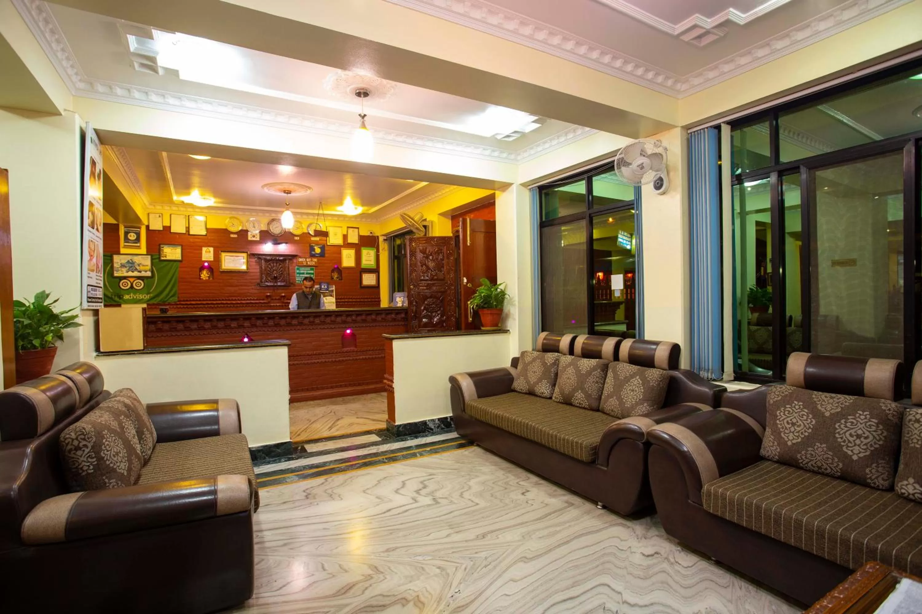 Seating area in Hotel Splendid View