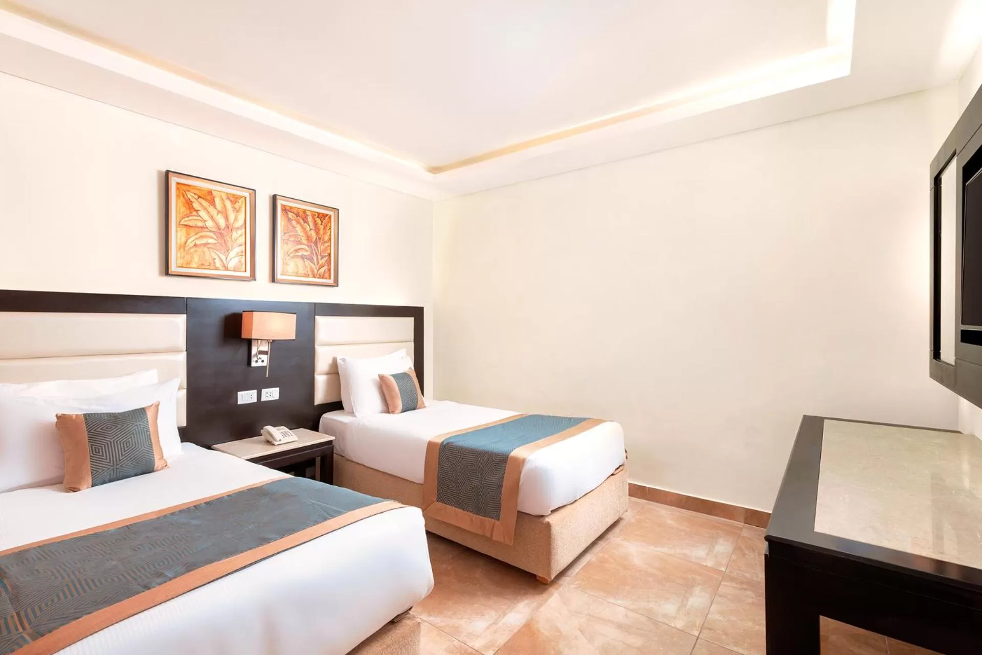 Bed in Pickalbatros Alf Leila Wa Leila Resort - Neverland Hurghada