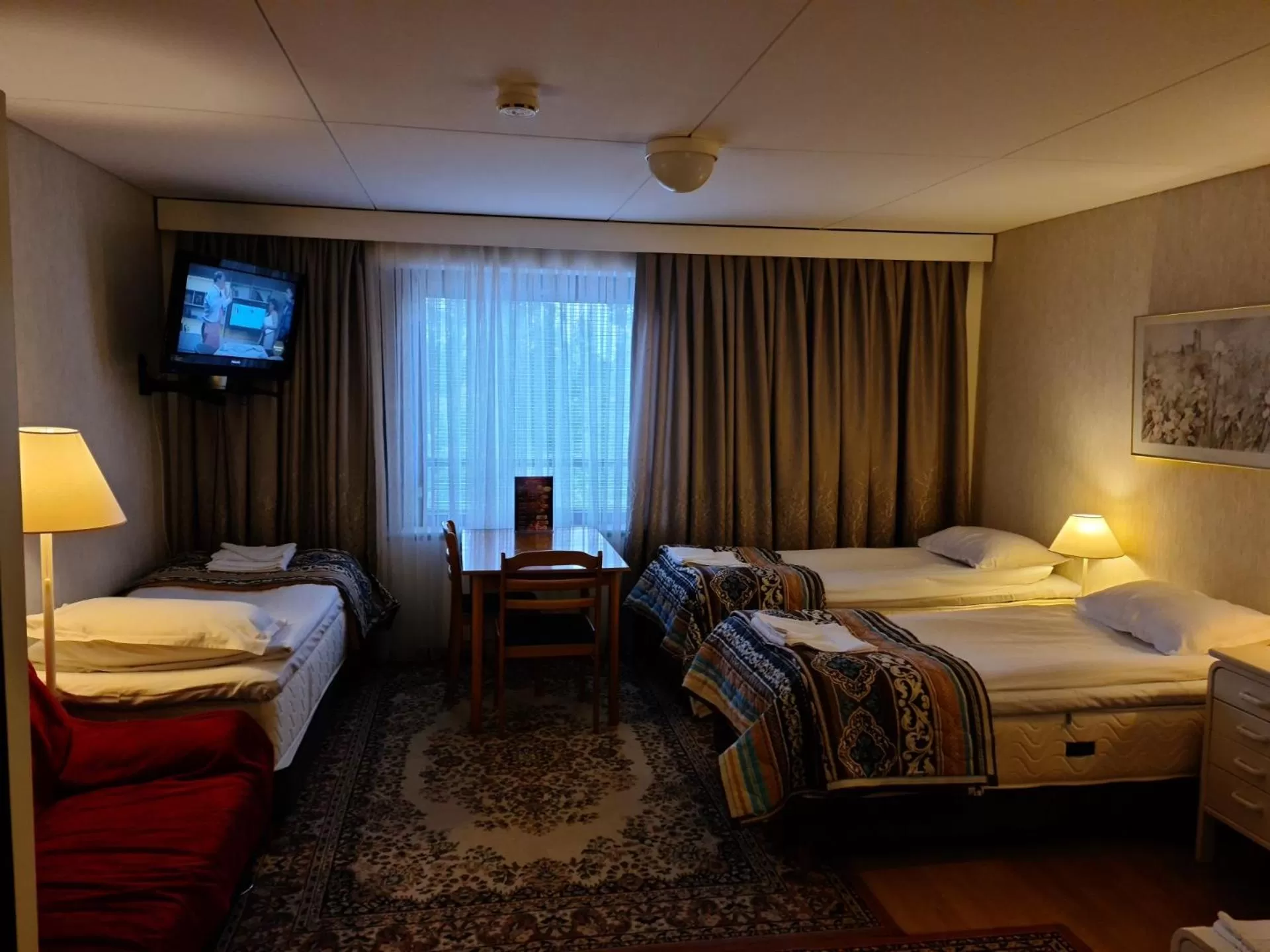 Bed in Hotelli Sandels