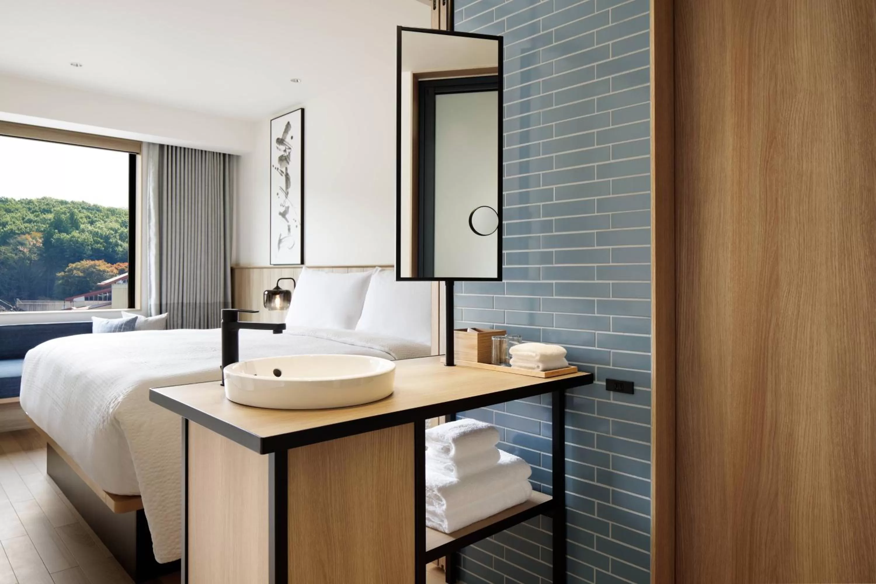Bathroom, Bed in Fairfield by Marriott Tochigi Utsunomiya