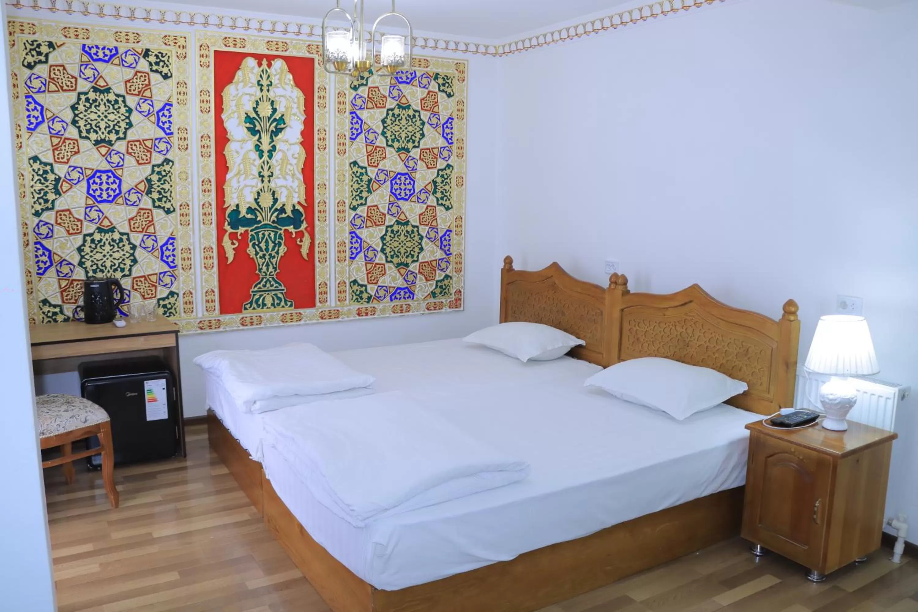 Photo of the whole room, Bed in Bukhara Baraka Boutique Hotel