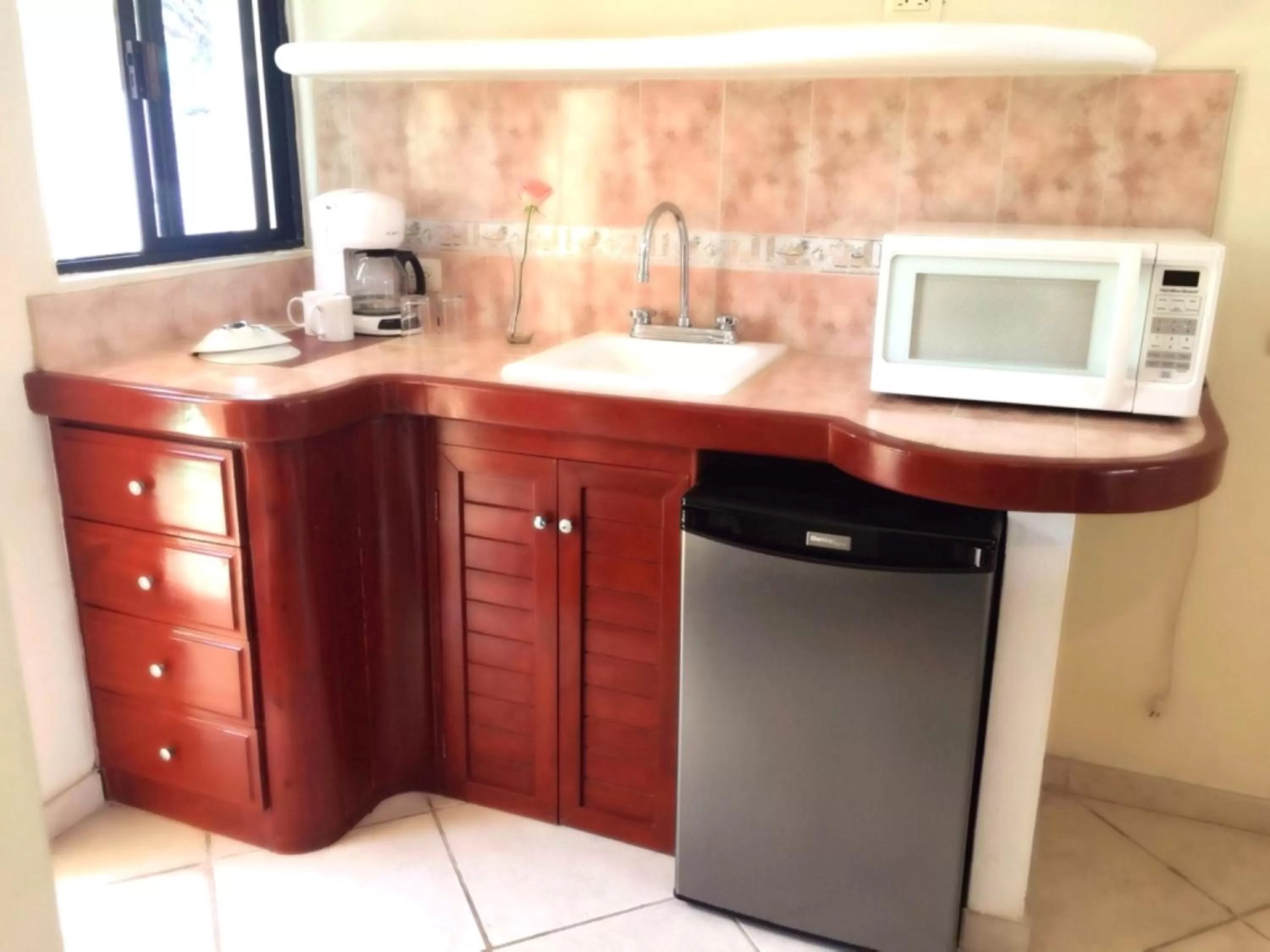 Kitchen or kitchenette in Villas Coco Resort - All Suites