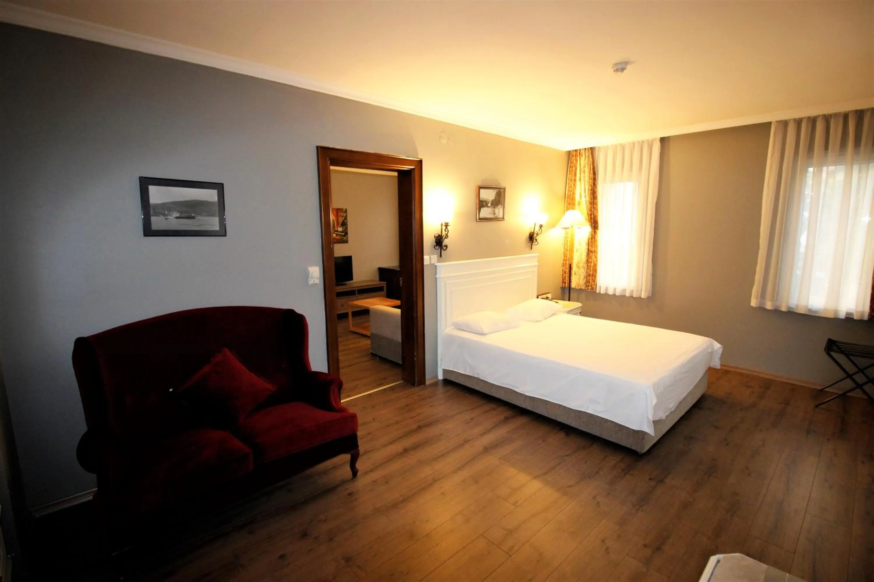 Bedroom, Bed in Montania Town Hotel Mudanya