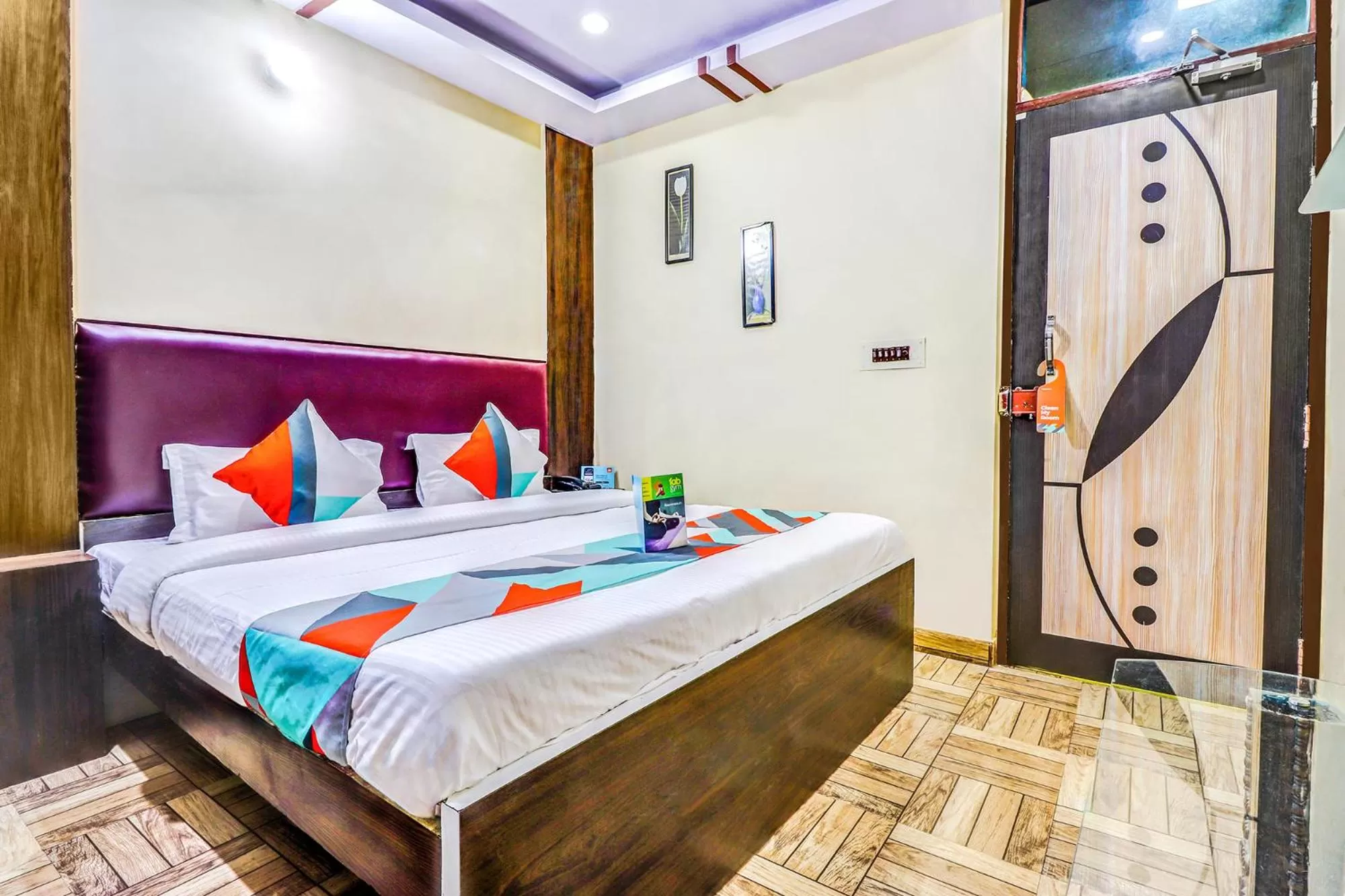 Bedroom, Bed in FabHotel Gazal Residency Mahanagar