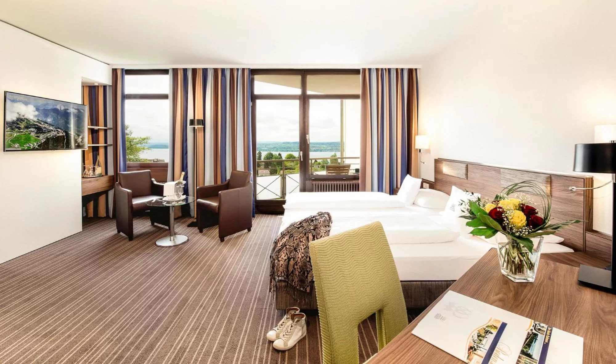 Photo of the whole room, Bed in Parkhotel St.Leonhard