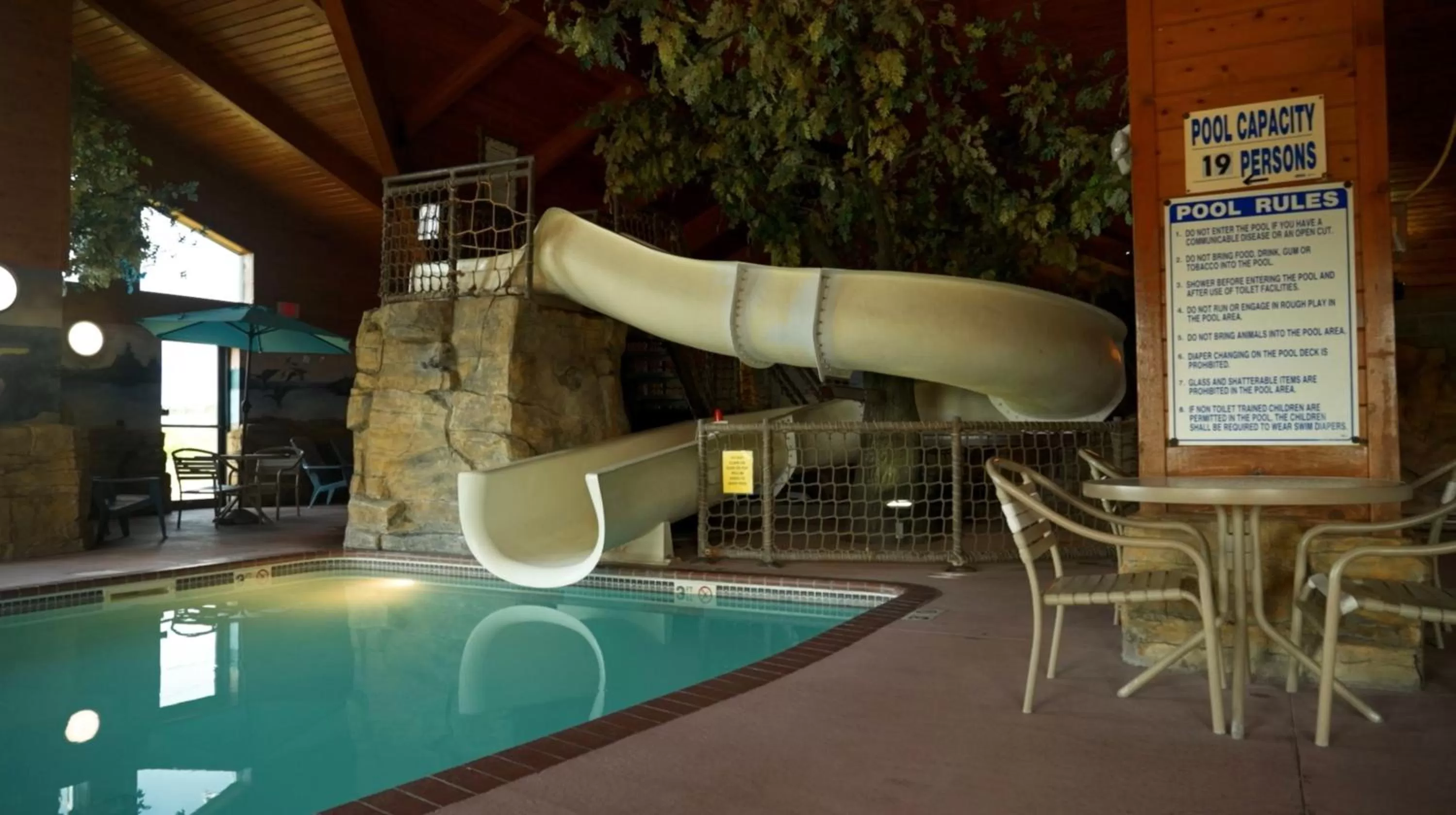 Swimming pool in AmericInn by Wyndham Chippewa Falls