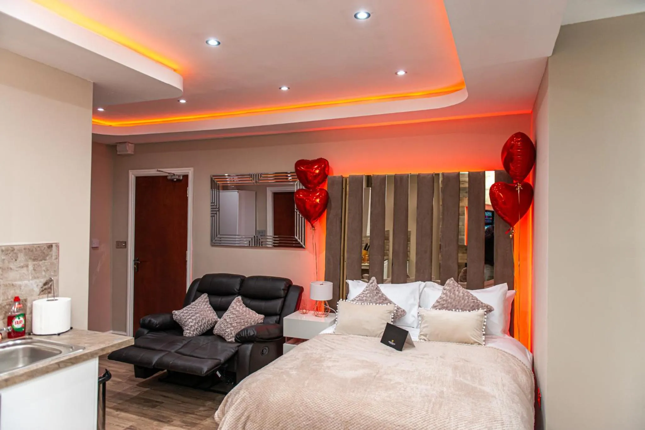 Bed in Meridian Serviced Apartments