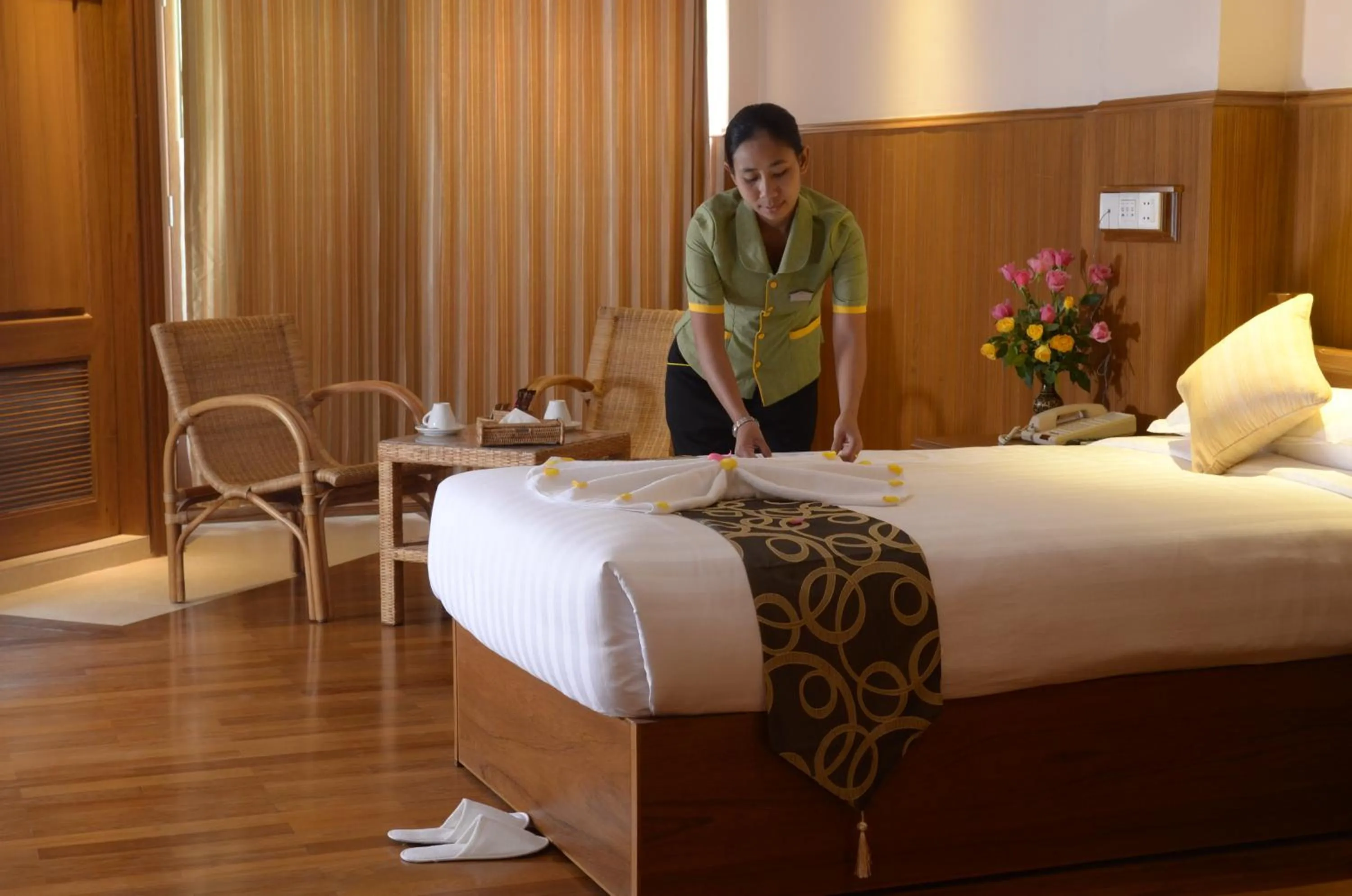 Decorative detail, Bed in Hotel Sidney