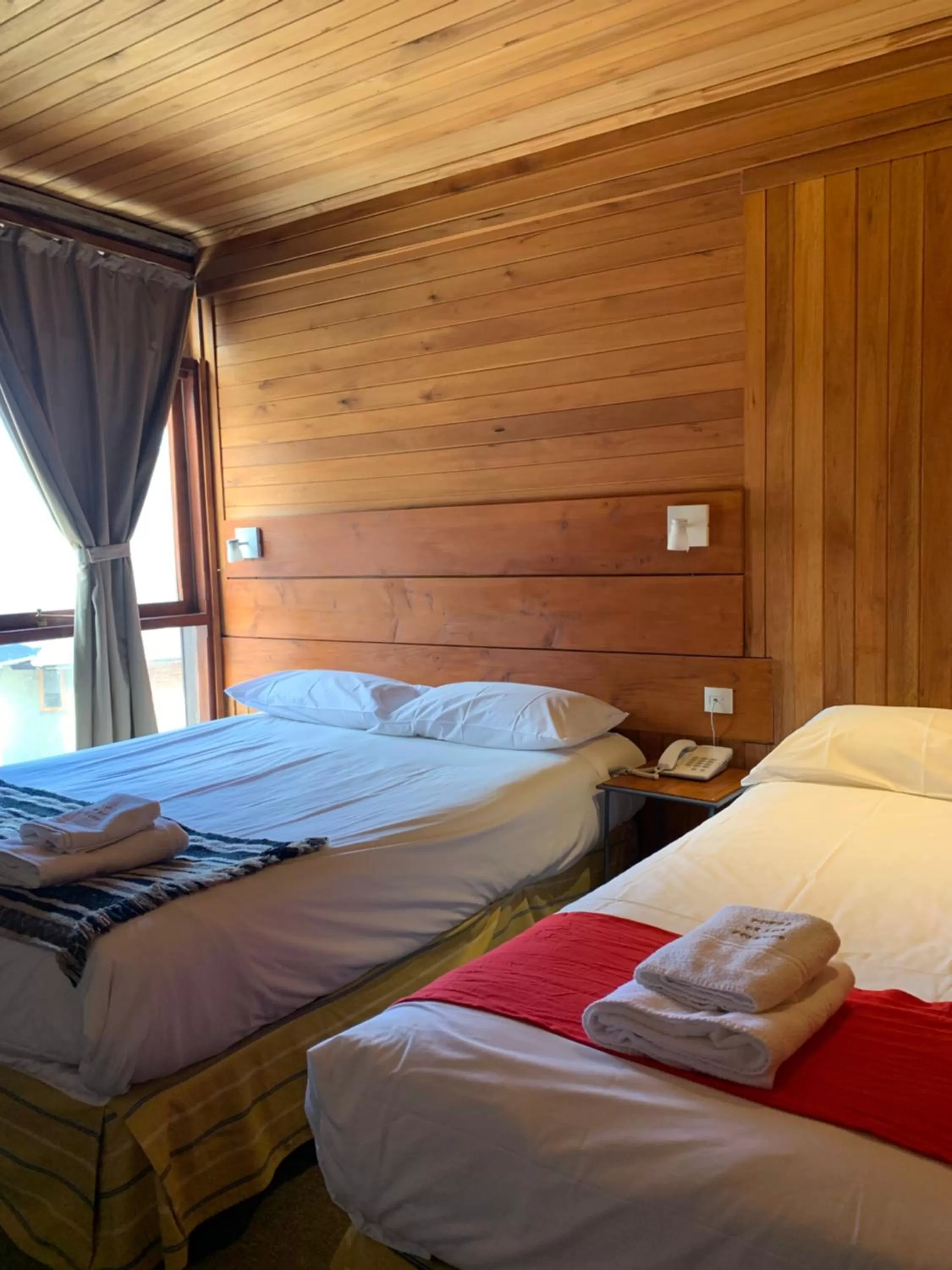 Bed in Hosteria Posta de los Colonos