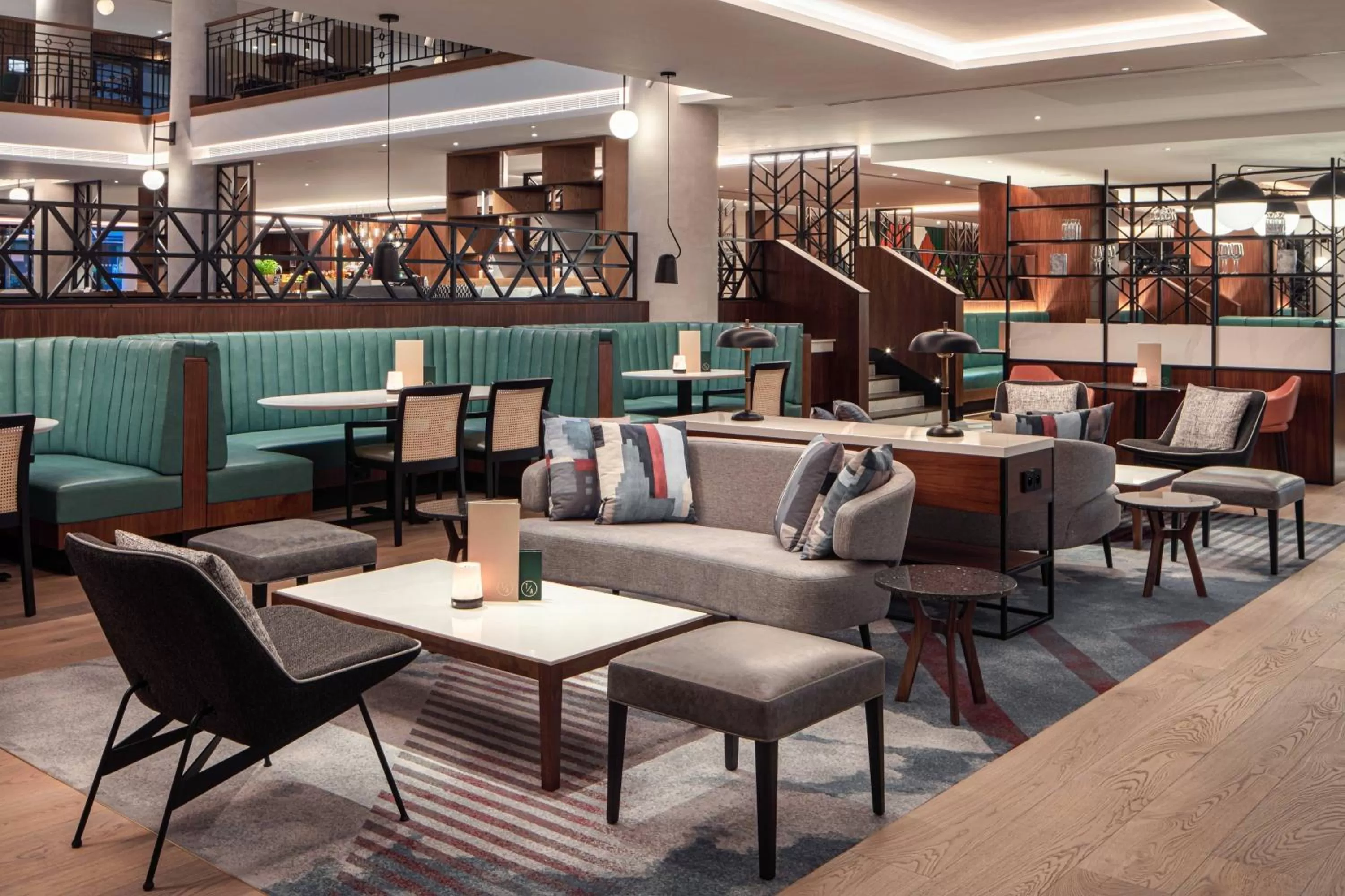 Lounge or bar in Prague Marriott Hotel