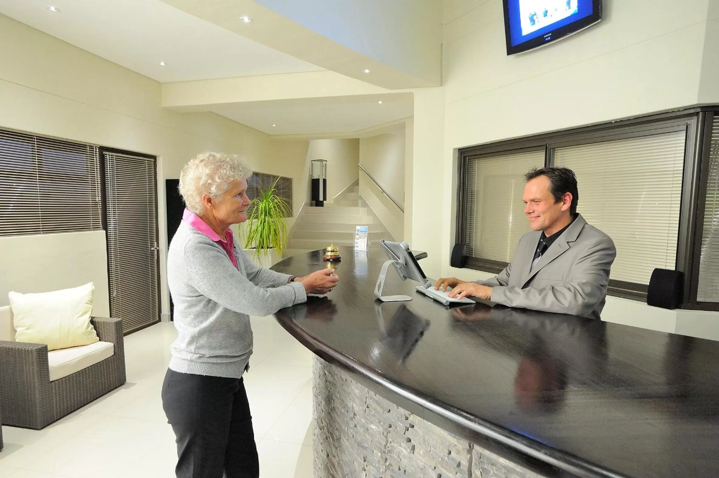 Lobby or reception in Beach Hotel Swakopmund
