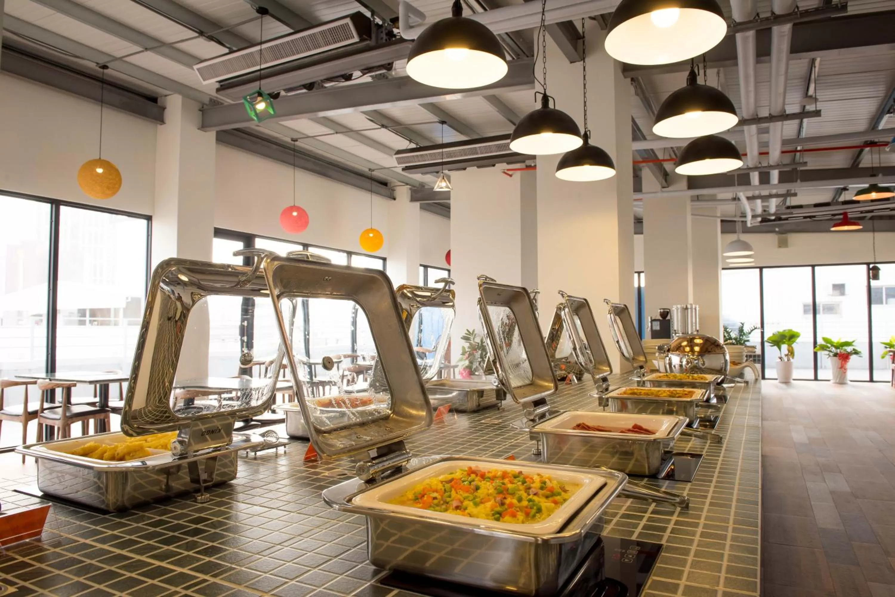 Buffet breakfast in Legend Hotel Kaohsiung Pier2