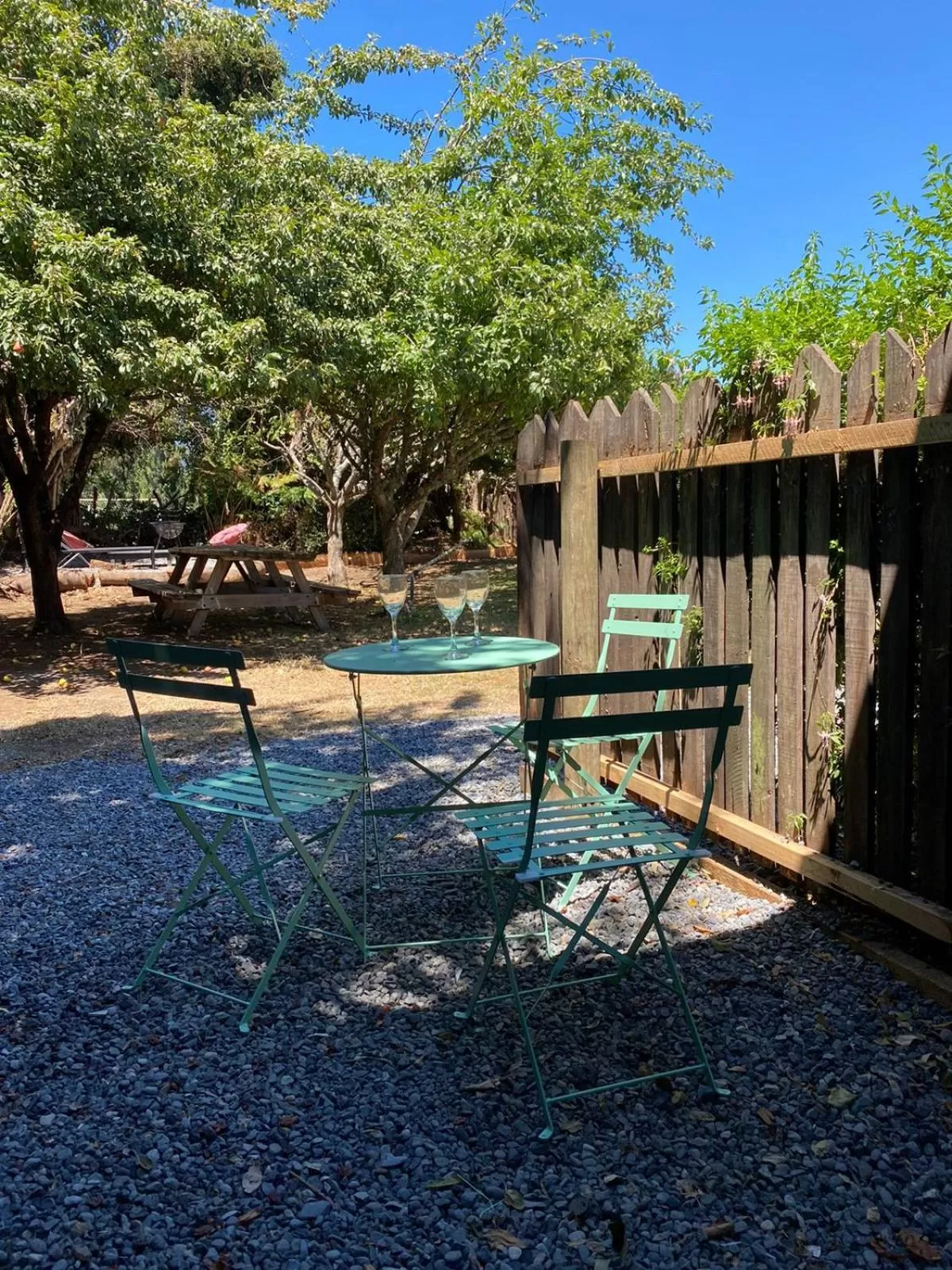 Garden in French Andes Apart Hostel