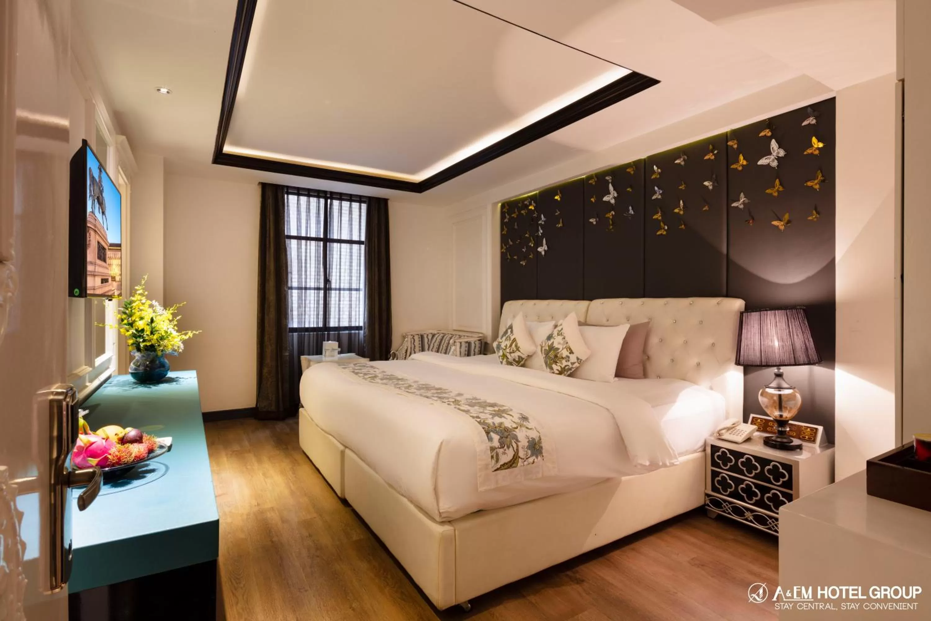 Bedroom, Bed in A&EM Saigon Hotel