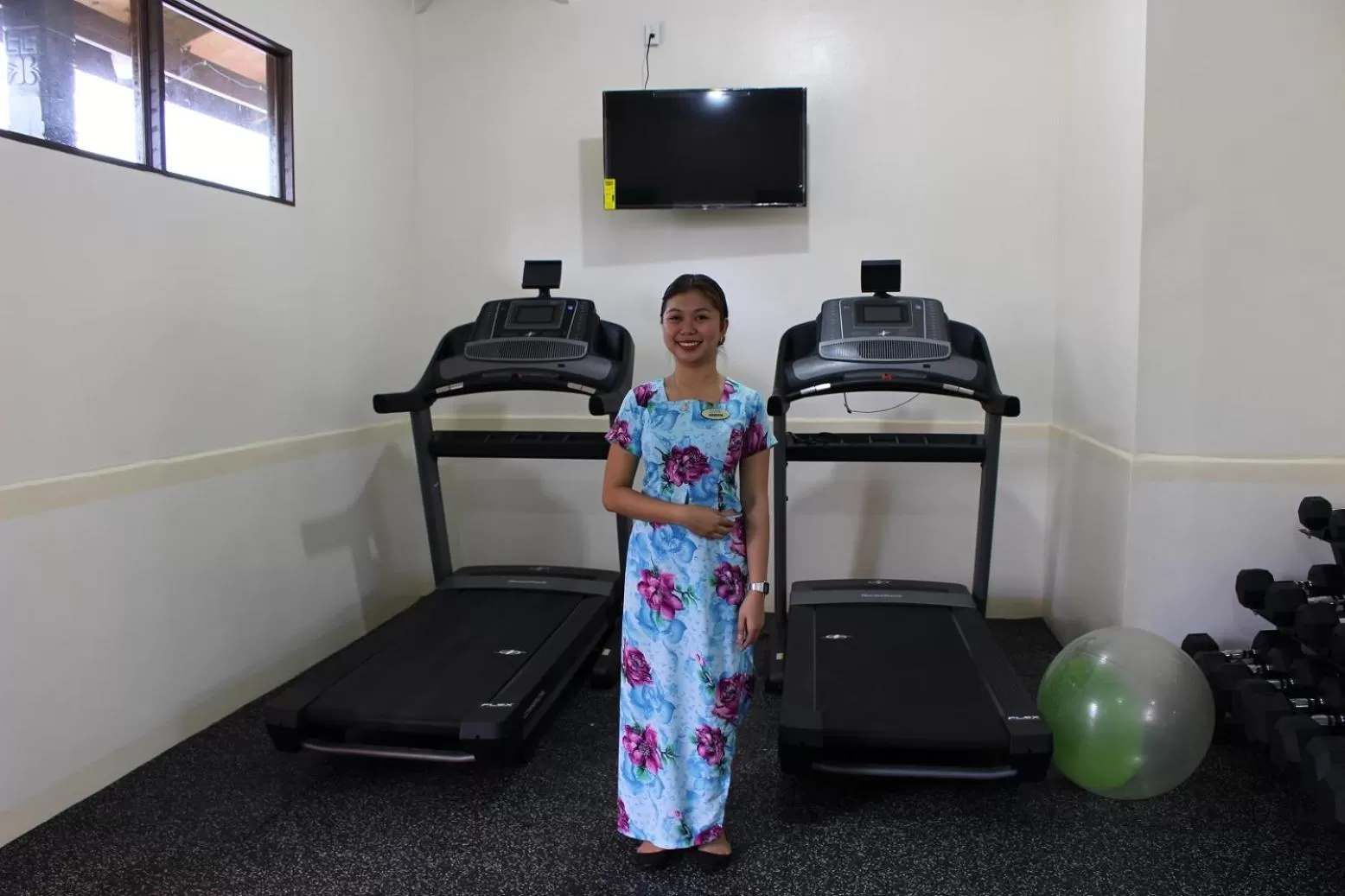 Fitness centre/facilities in Cove Resort Palau