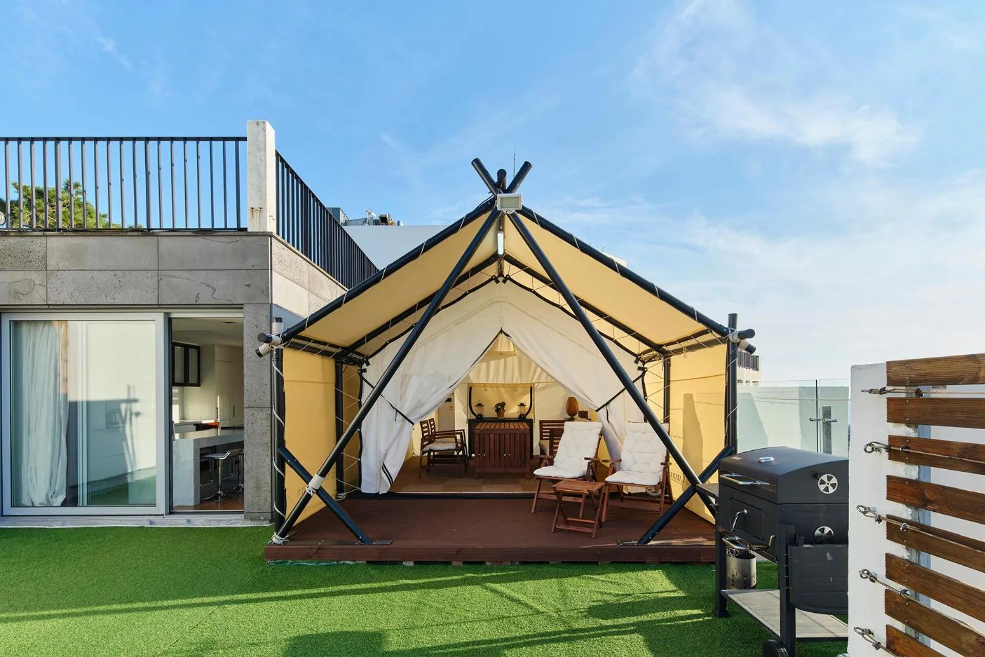 Balcony/Terrace in The Island Blue Hotel