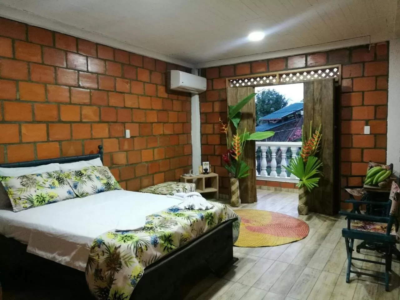 Bed in Hotel Acuali Nuqui