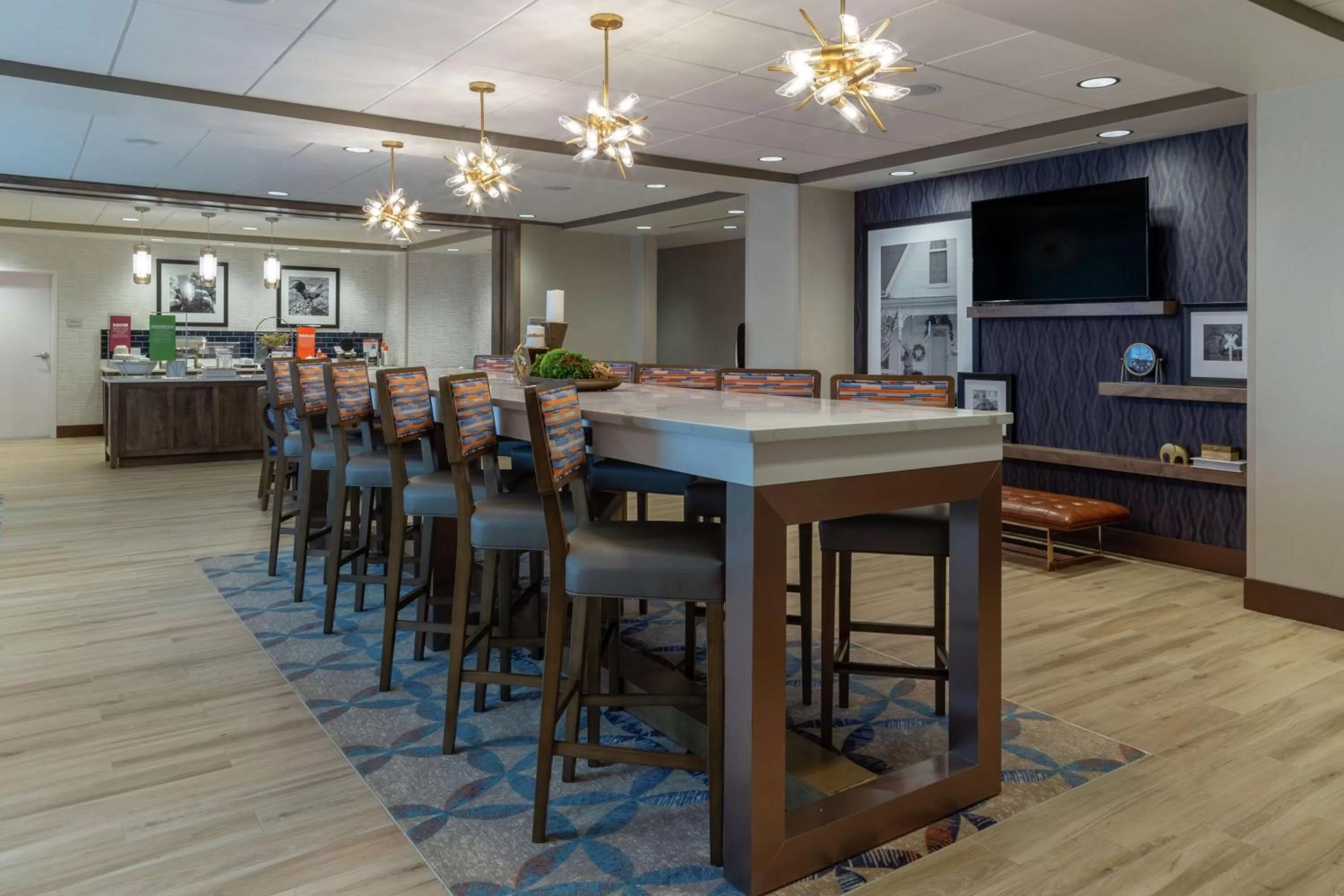 Lobby or reception in Hampton Inn Bourbonnais Kankakee