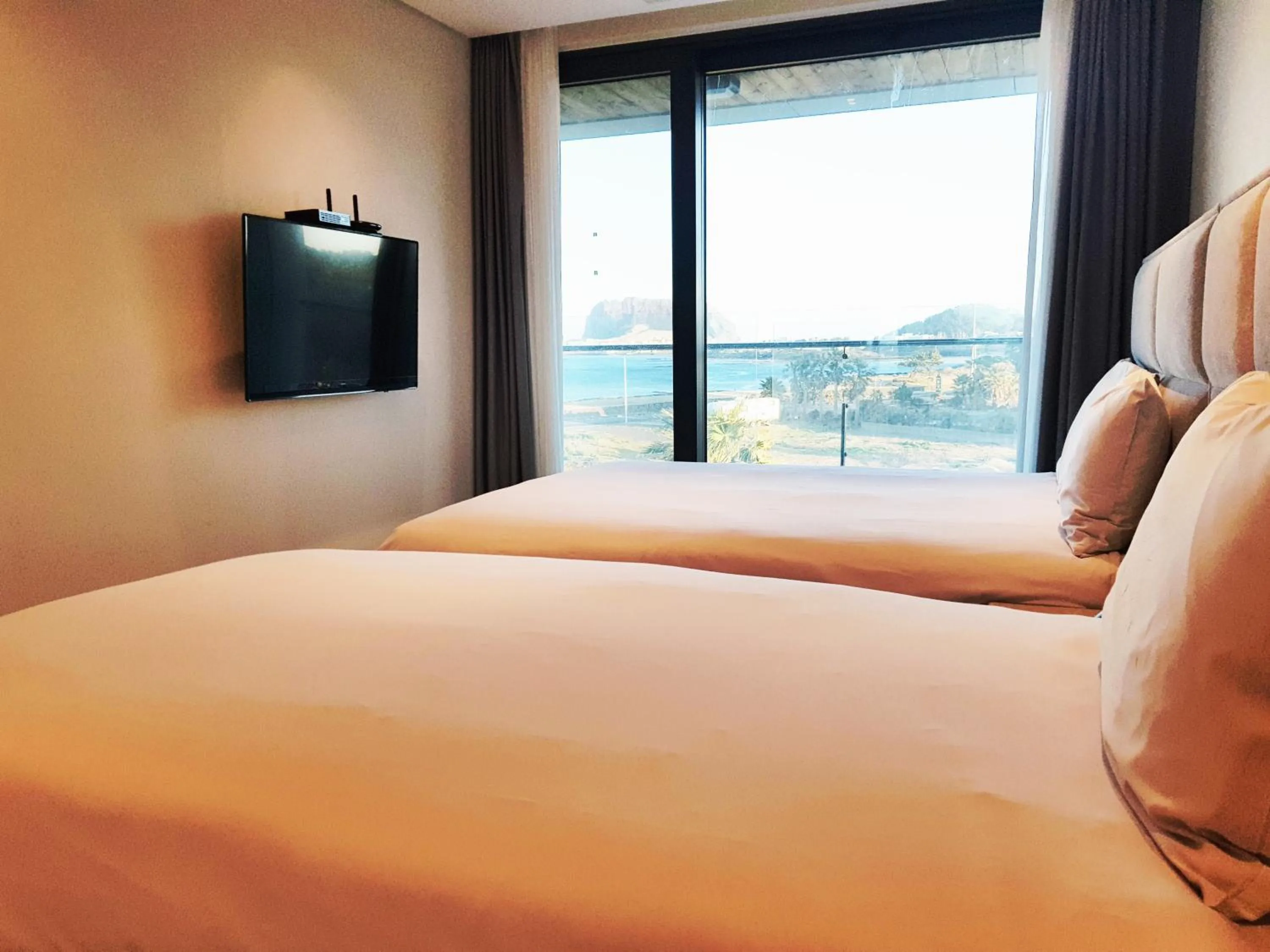 Bed in Attirance Pool Villa & Hotel