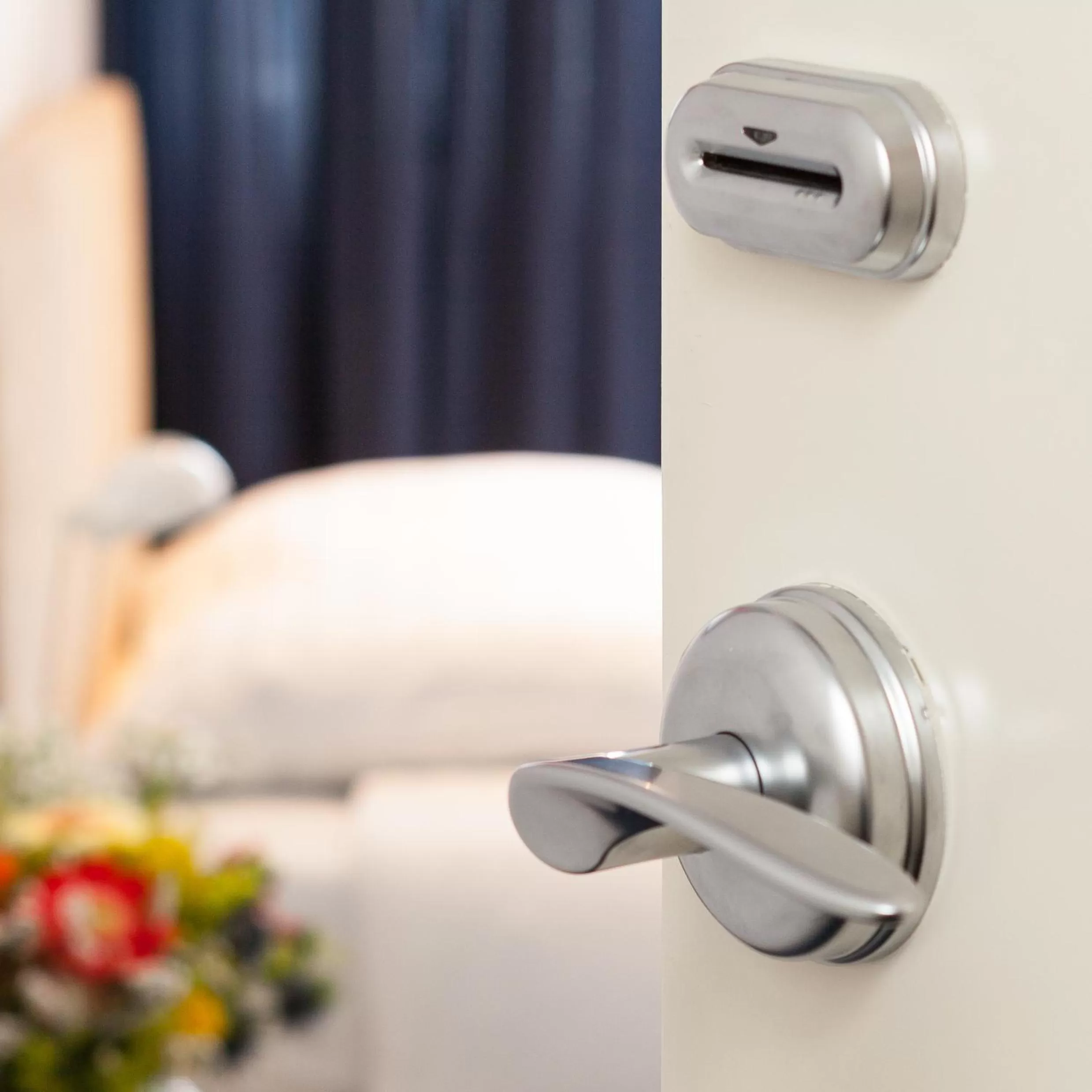 Decorative detail, Bed in Hotel Verhoeven